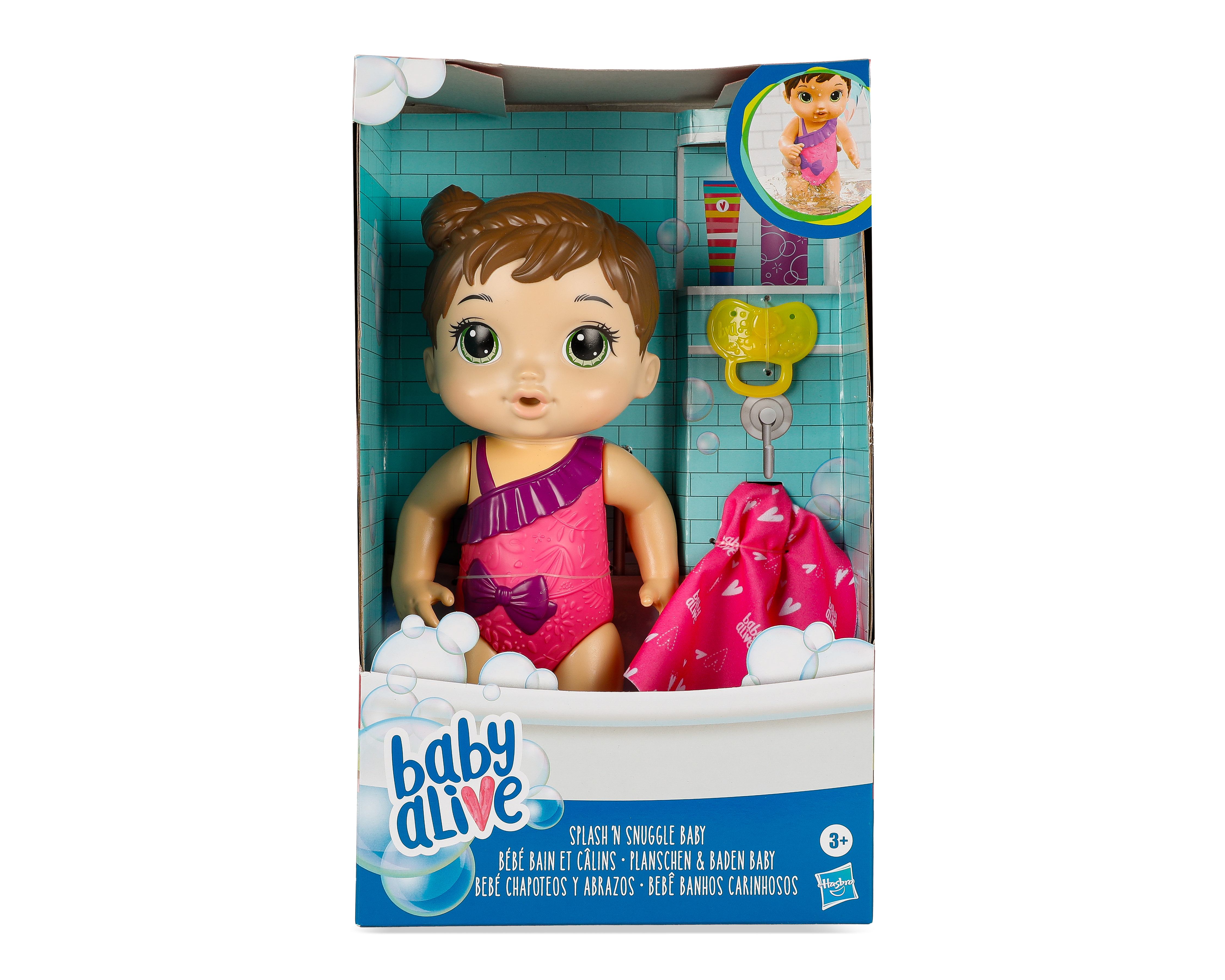 Muñeca Baby Alive Chapoteos y Abrazos