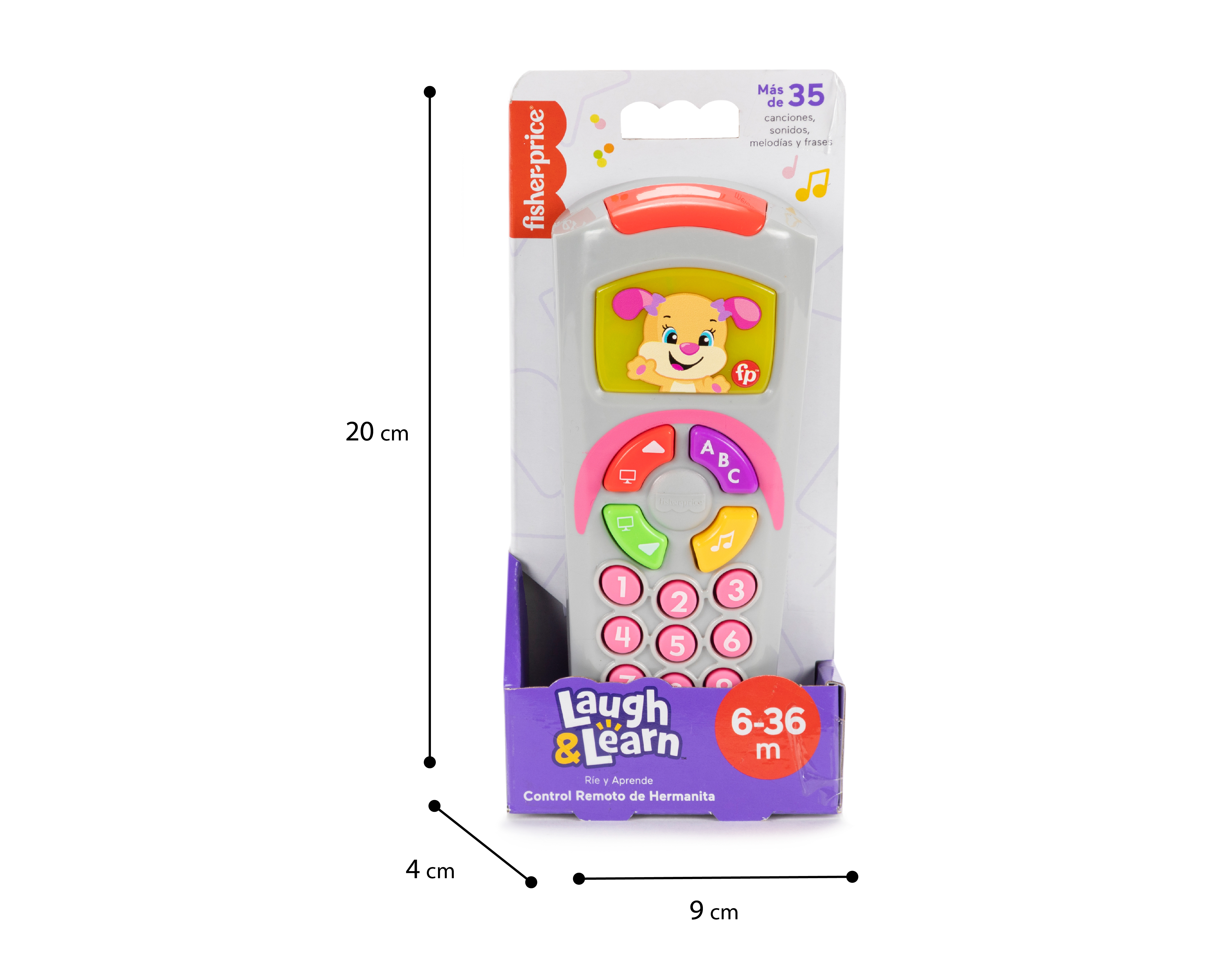 Foto 4 pulgar | Foto 3 | Juguete para Bebé Fisher-Price Ríe y Aprende Control Remoto de Hermanita