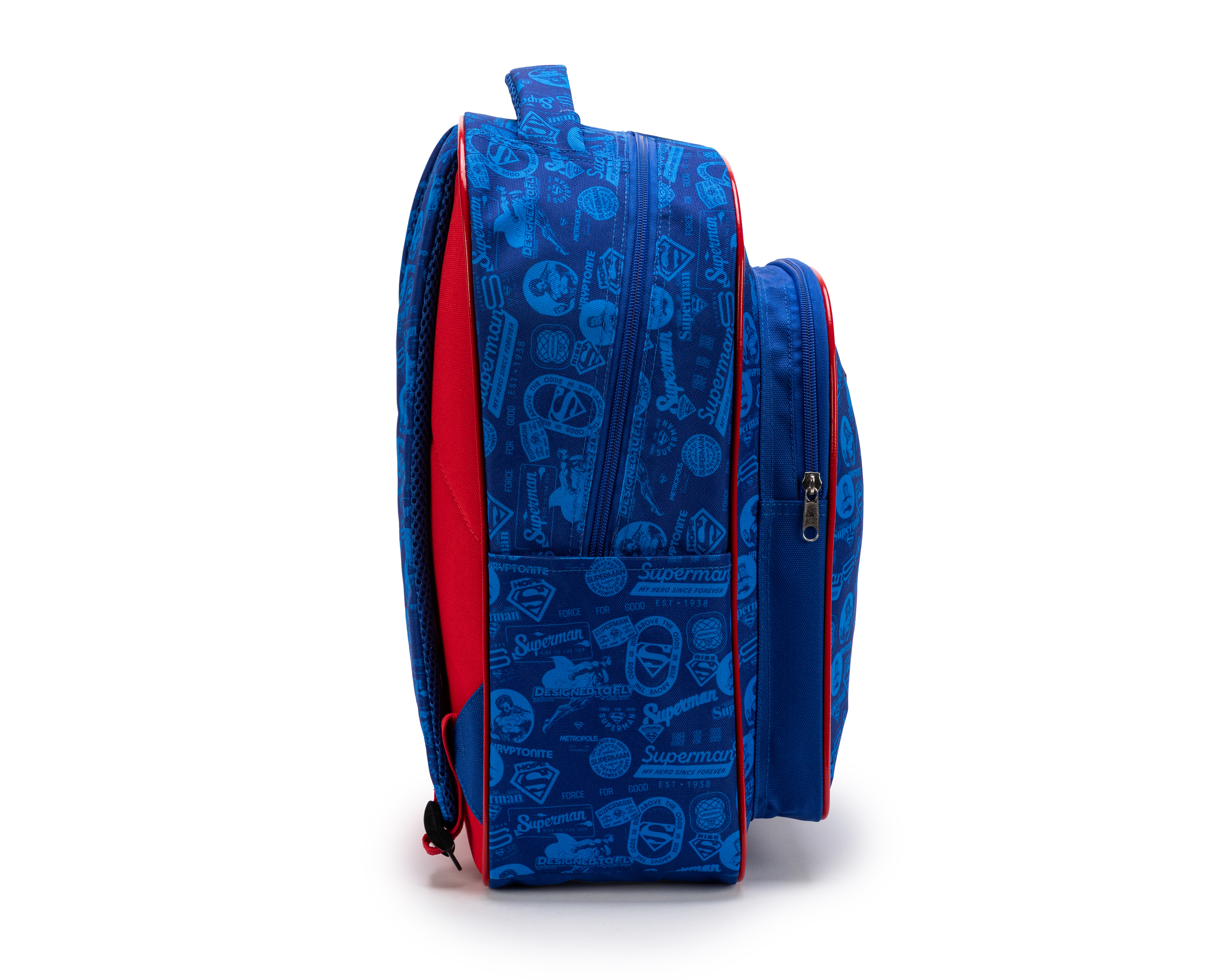 Foto 4 pulgar | Foto 3 | Mochila Escolar Superman Azul