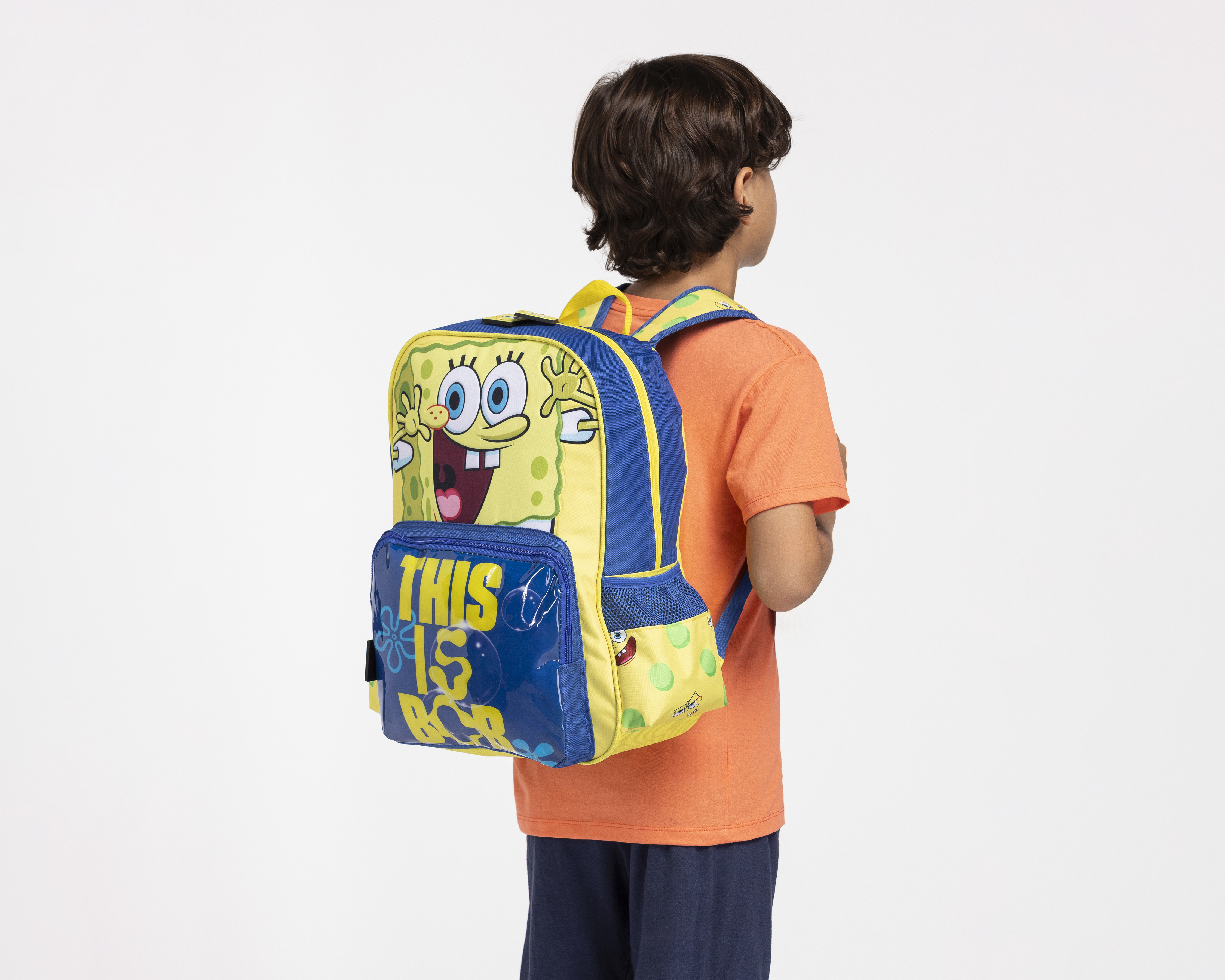 Foto 9 pulgar | Foto 8 | Mochila Escolar Bob Esponja Estampada