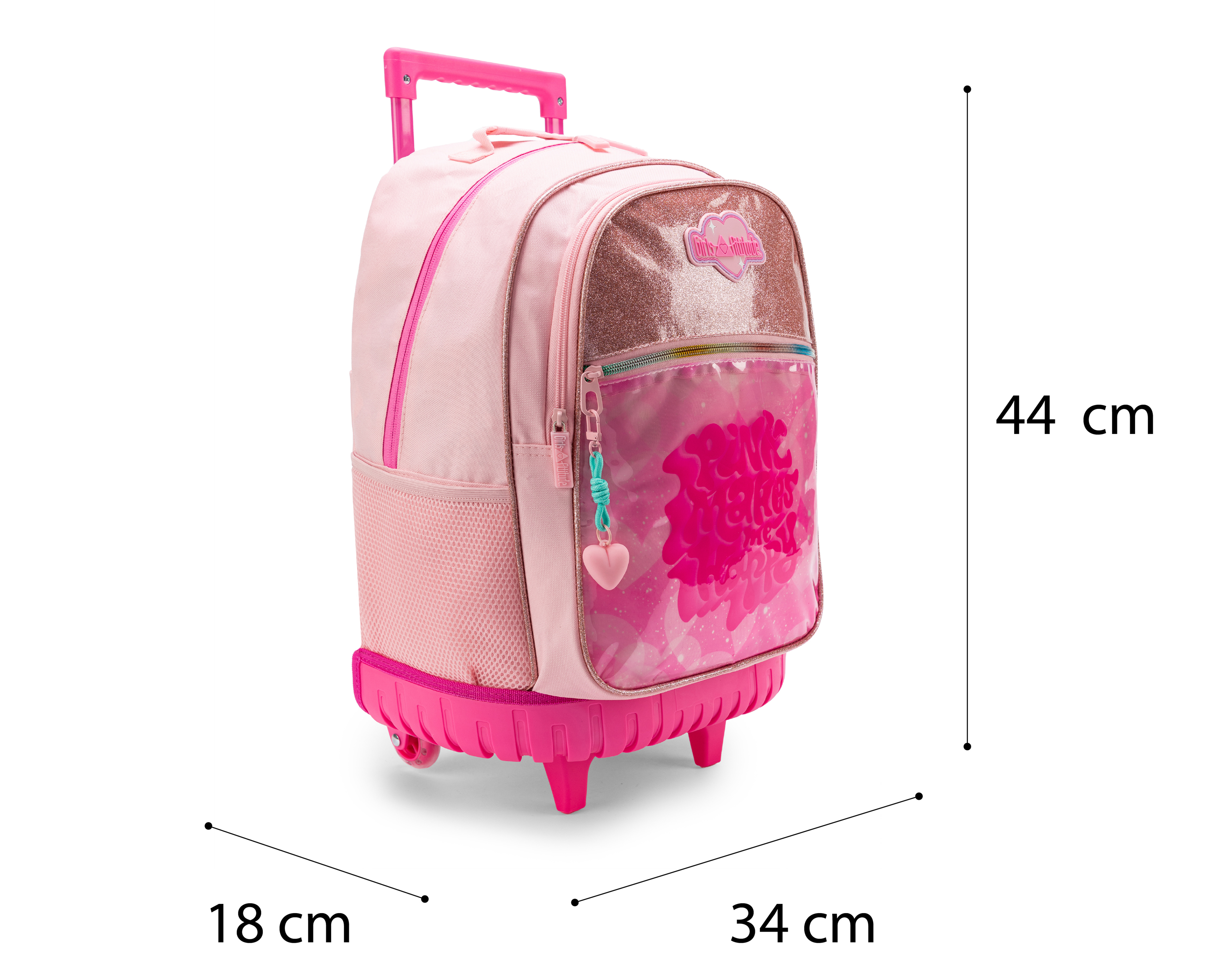 Foto 7 pulgar | Foto 6 | Mochila con Ruedas Girls Attitude