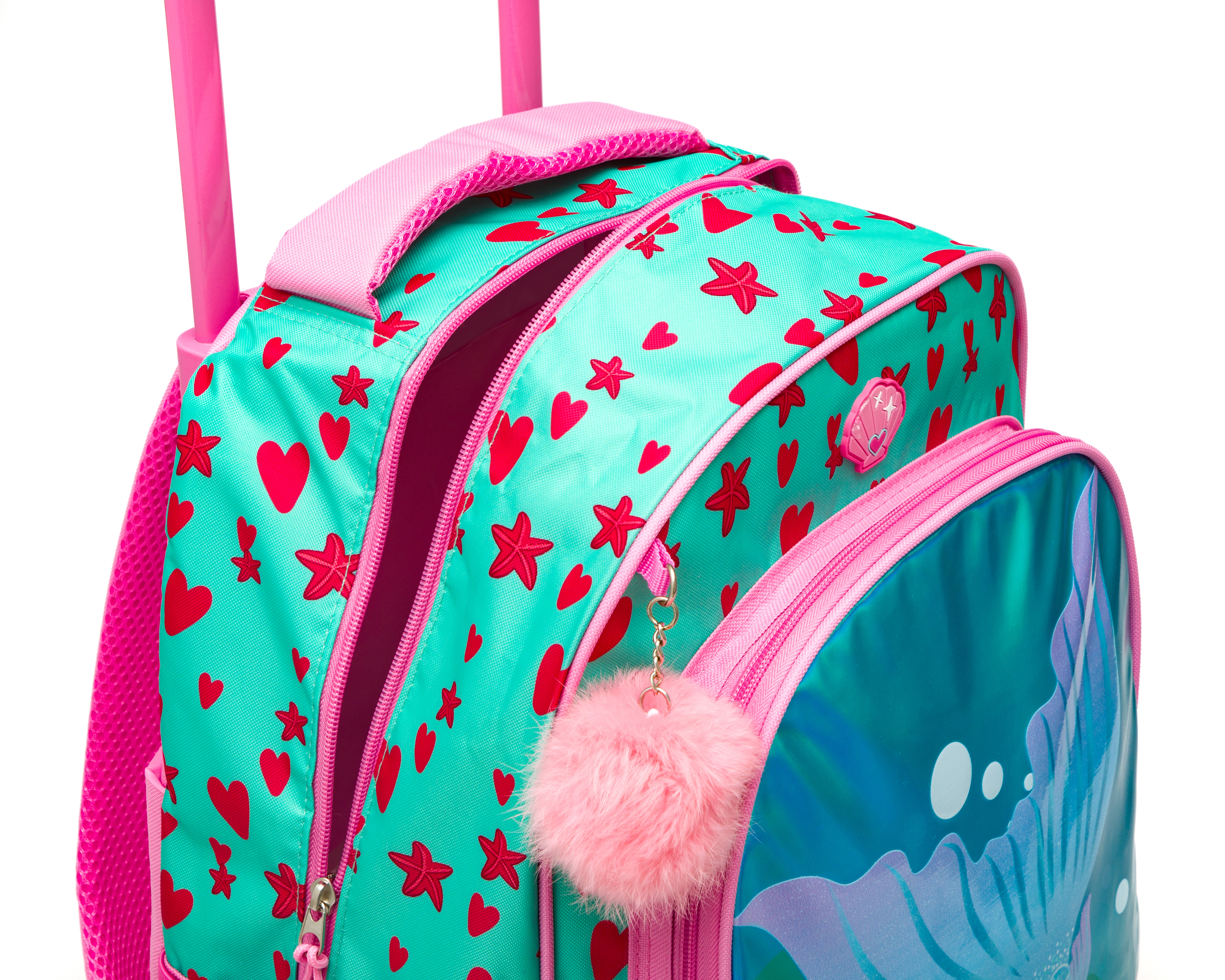 Foto 5 | Foto 5 | Mochila con Ruedas Girls Attitude Turquesa y Rosa