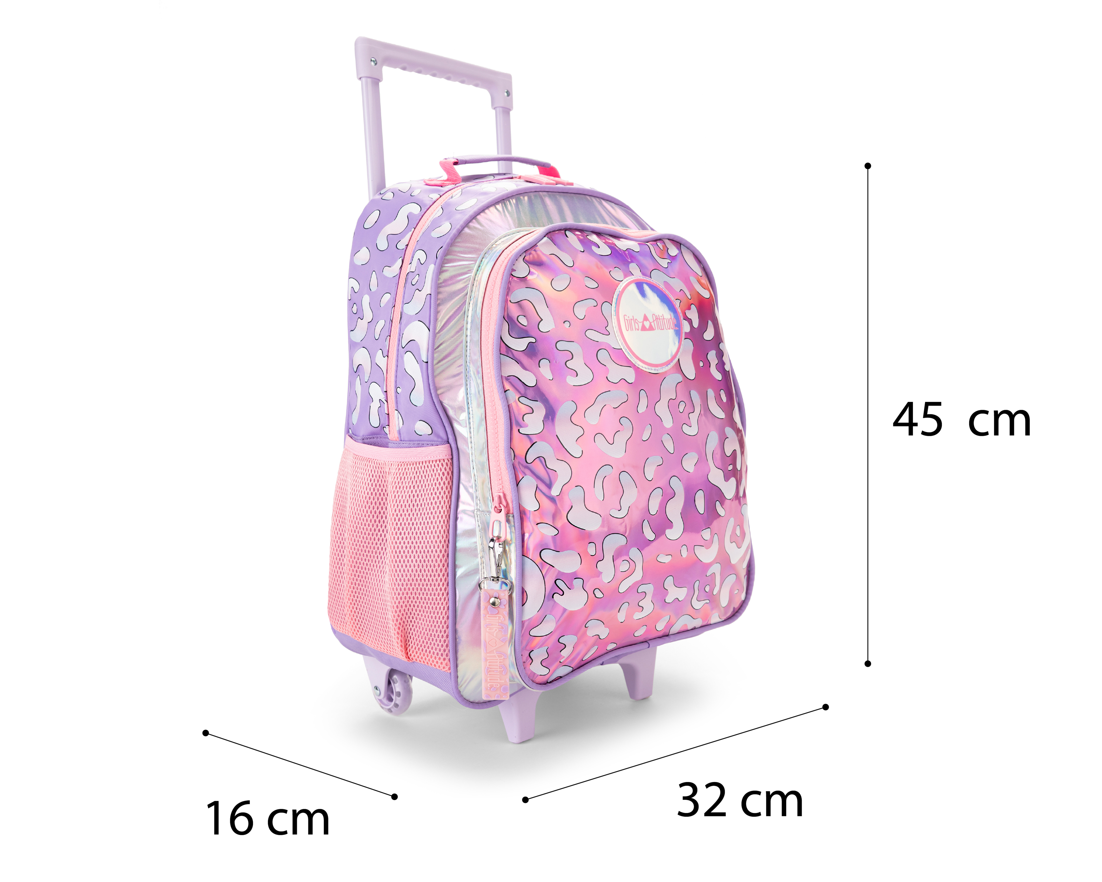 Foto 7 pulgar | Foto 6 | Mochila con Ruedas Girls Attitude Lila