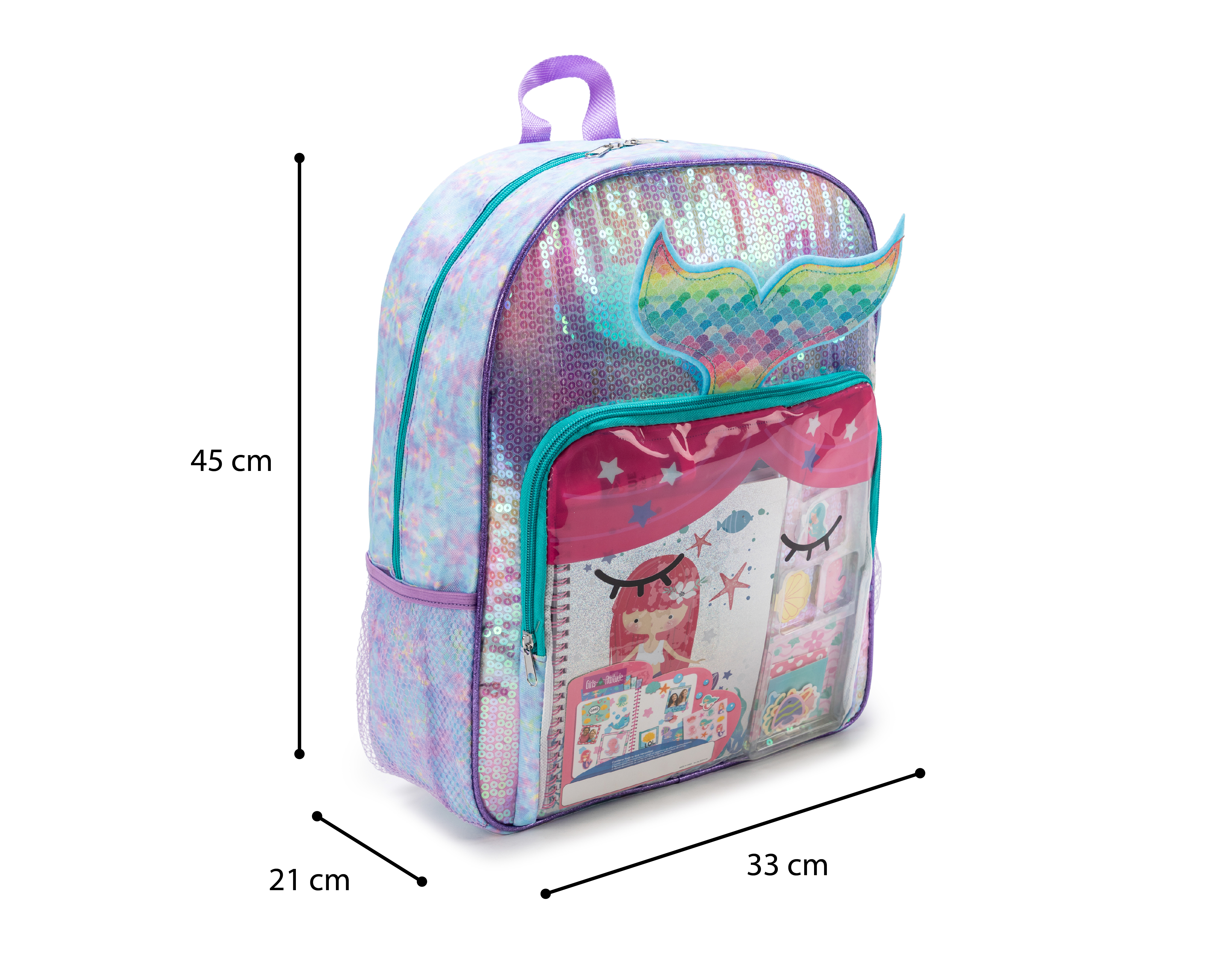 Foto 8 pulgar | Foto 7 | Mochila Girls Attitude con Estampado