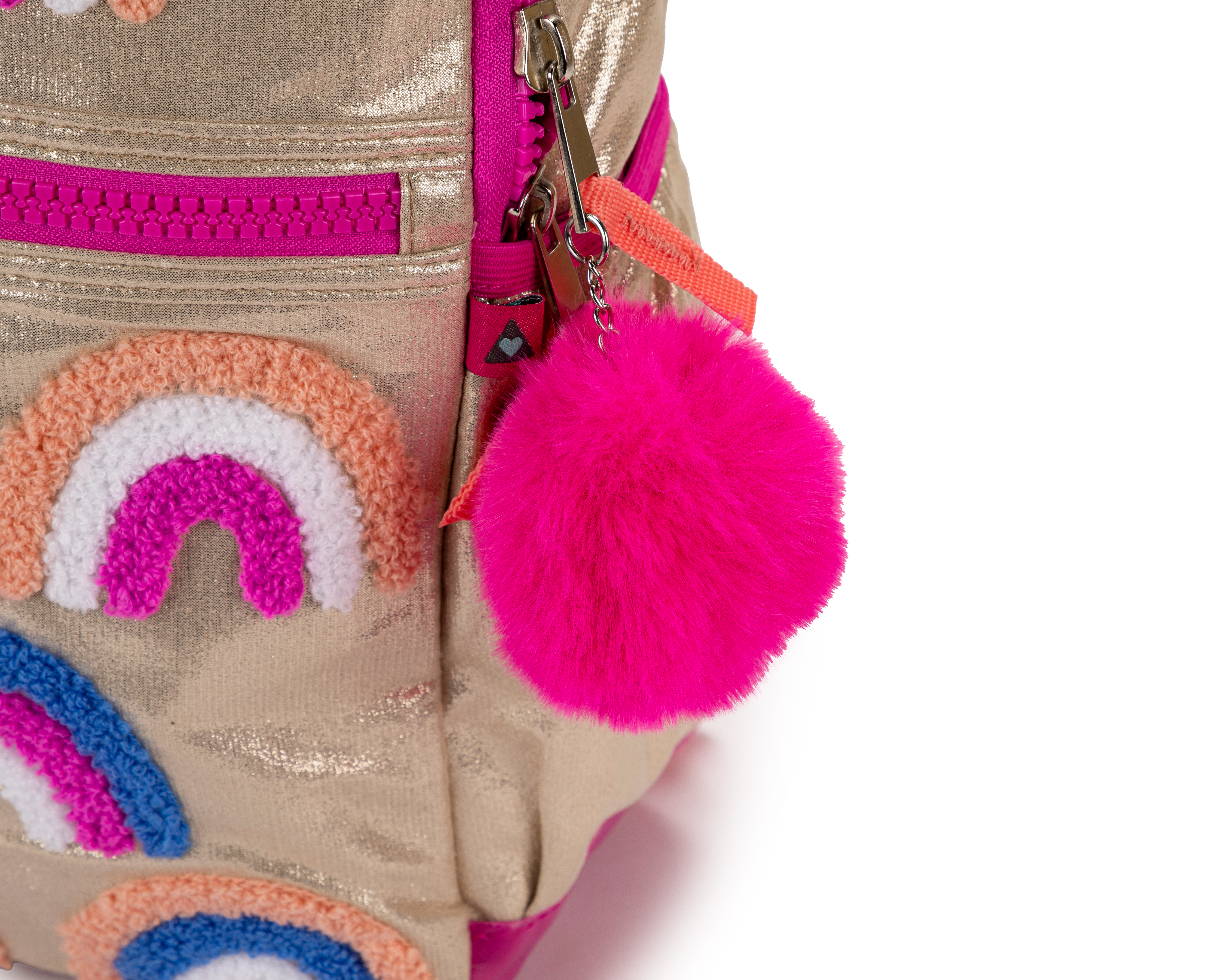 Foto 6 pulgar | Foto 5 | Mochila Escolar Girls Attitude Dorada