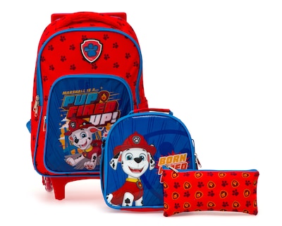 Foto 1 | Foto 1 | Mochila con Ruedas Paw Patrol con Lonchera y Lapicera