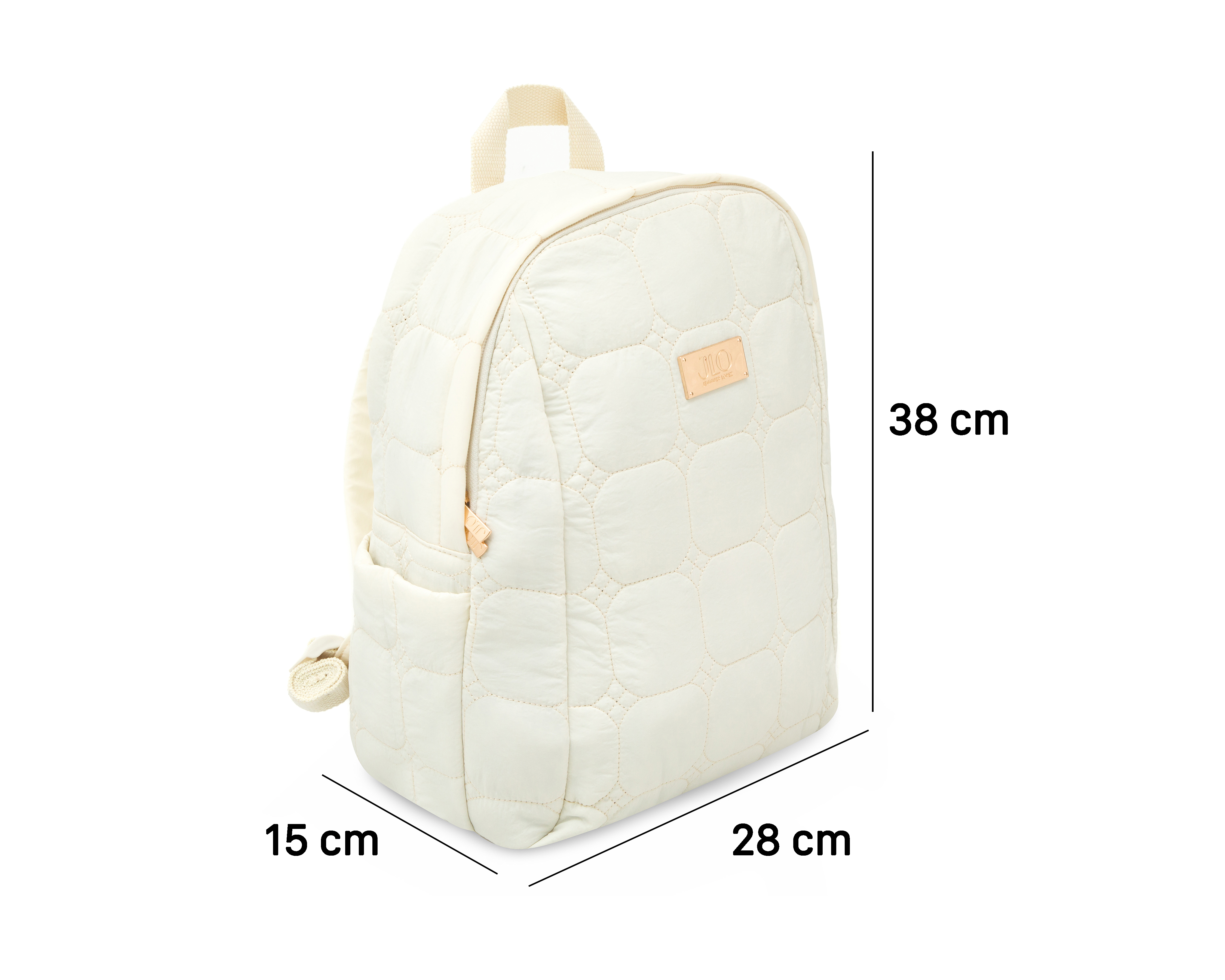 Foto 8 pulgar | Foto 7 | Mochila Jennifer Lopez Beige