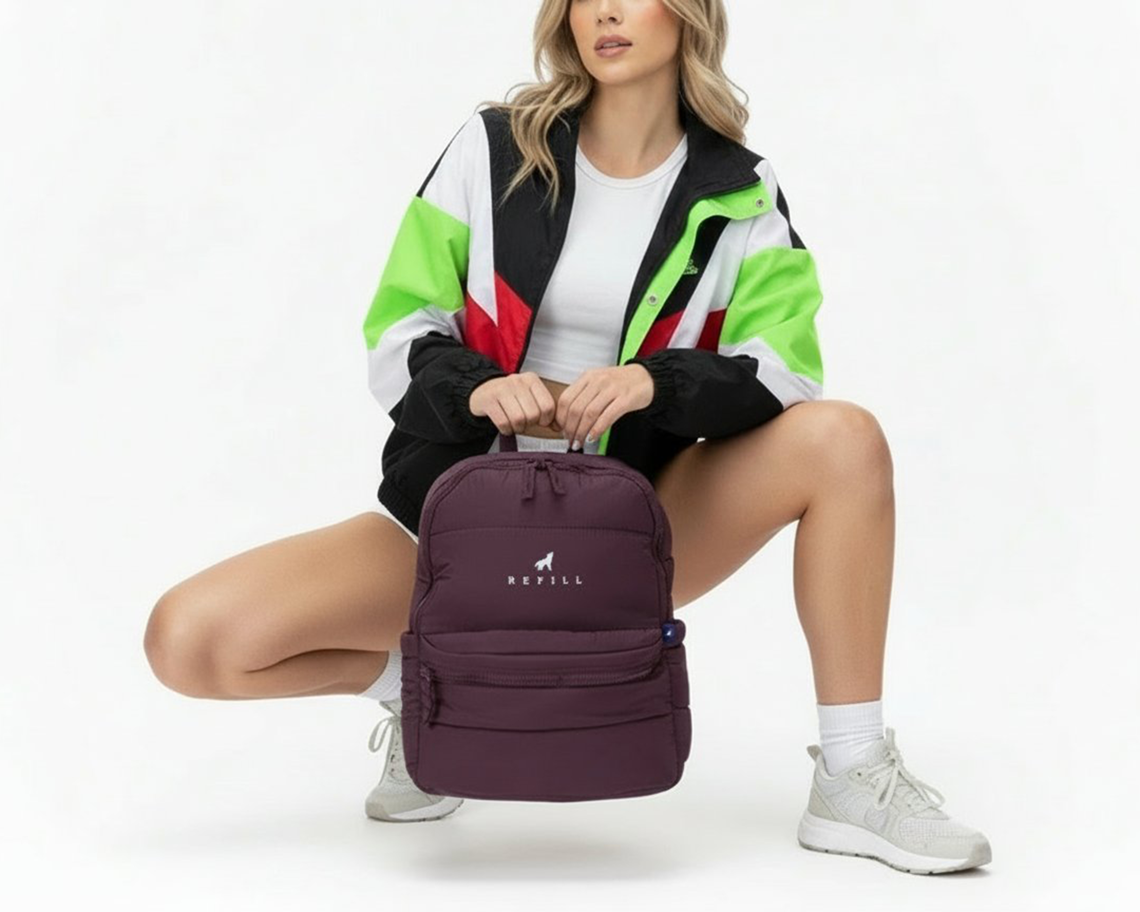 Foto 9 | Foto 9 | Mochila Escolar Refill Morada