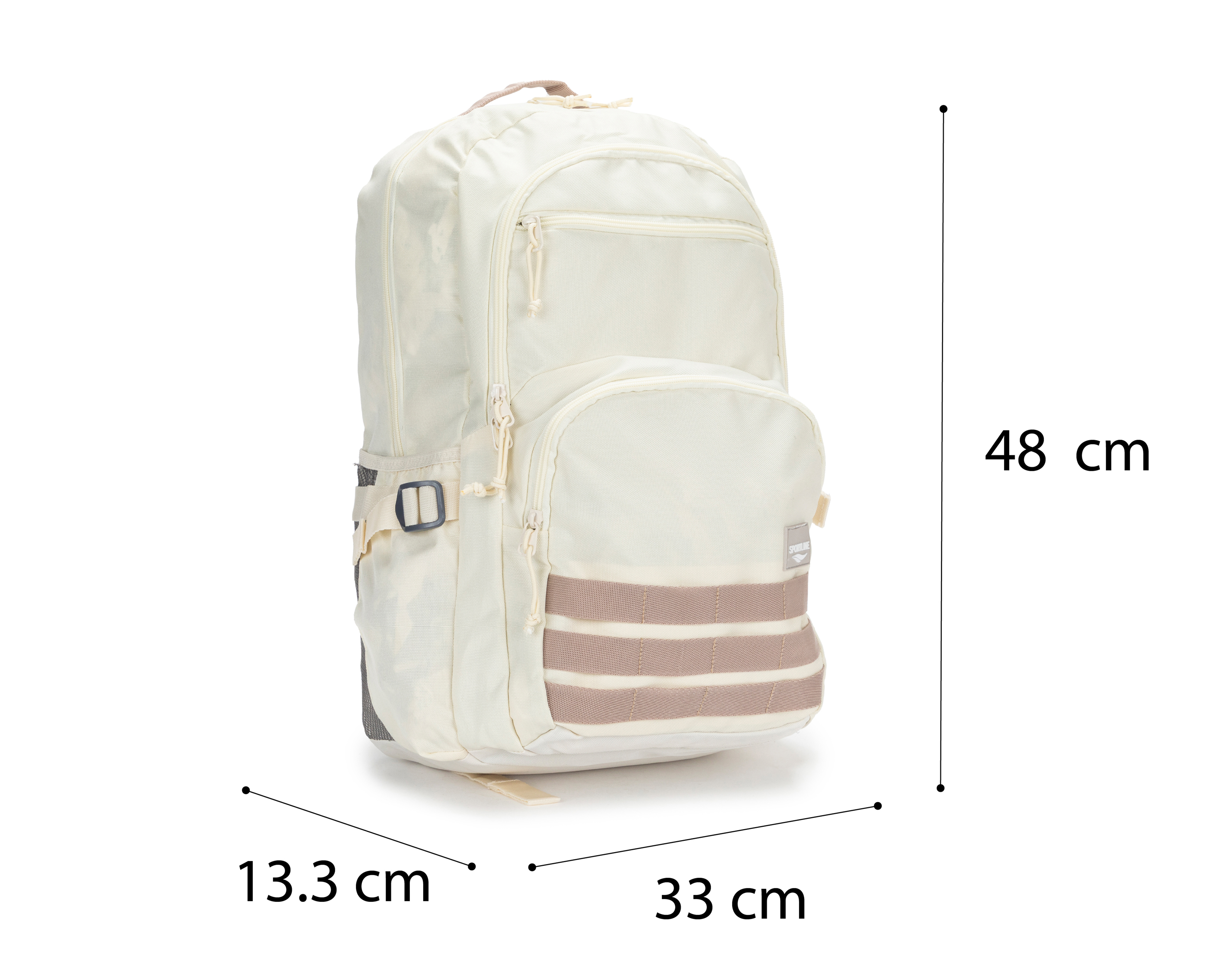 Foto 8 pulgar | Foto 7 | Mochila Escolar Sportline Beige
