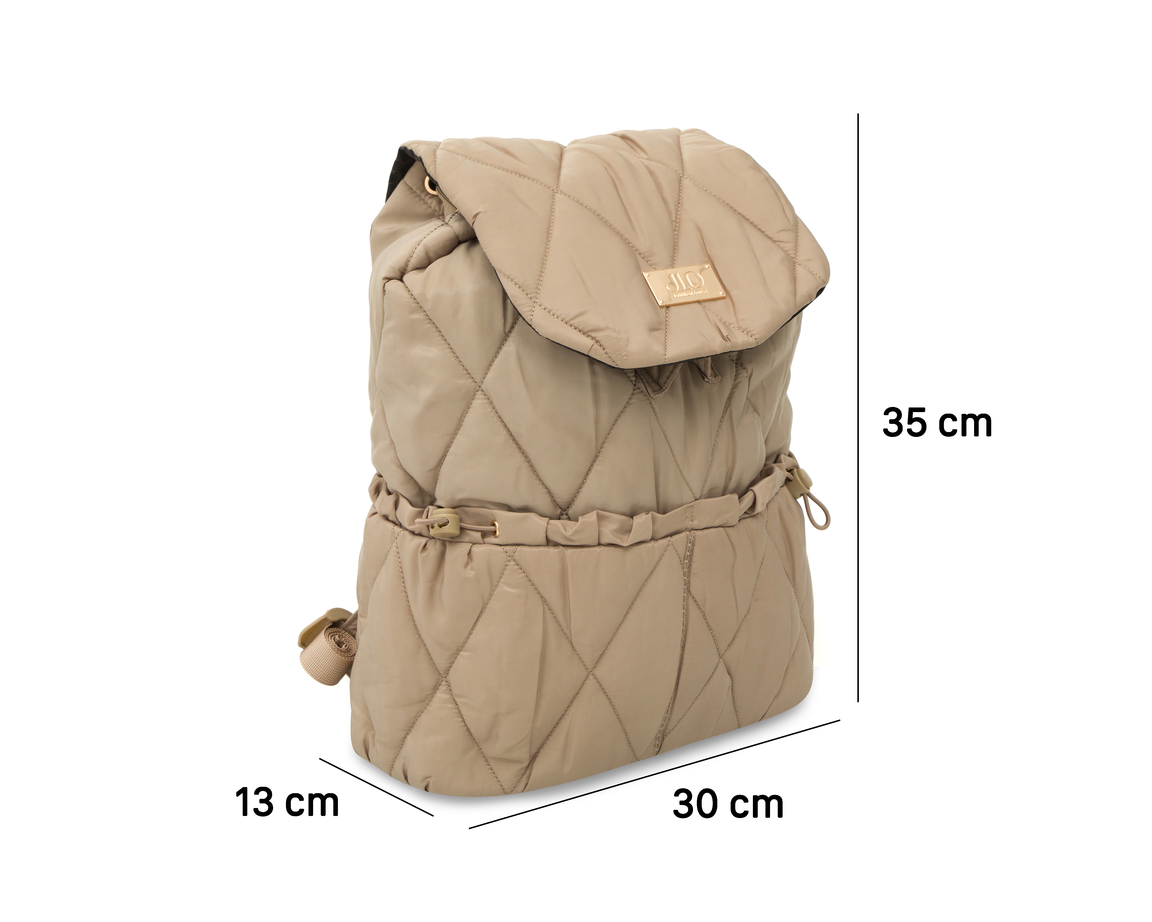 Foto 8 pulgar | Foto 7 | Mochila Jennifer Lopez Beige
