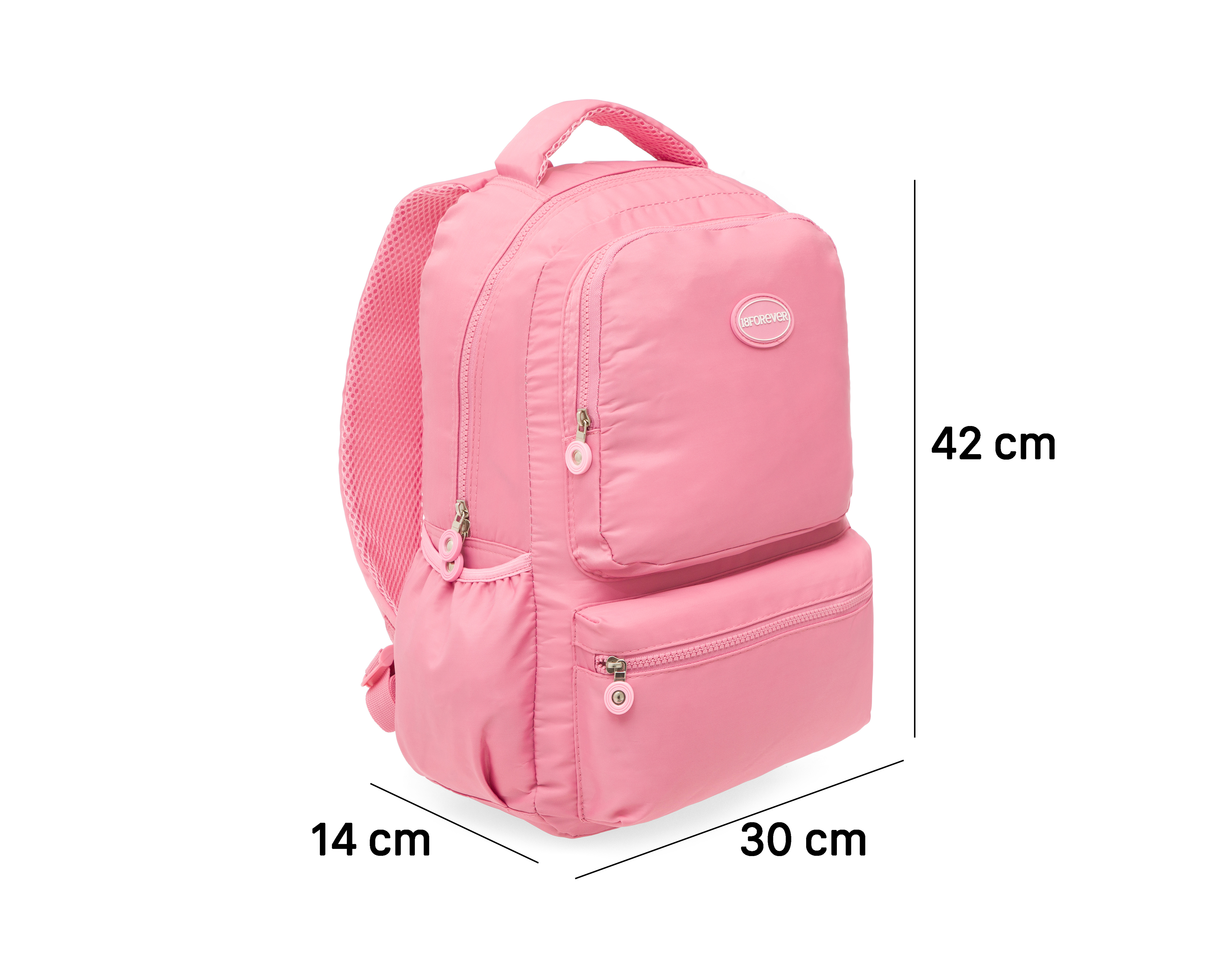 Foto 8 pulgar | Foto 7 | Mochila Escolar 18 Forever Rosa
