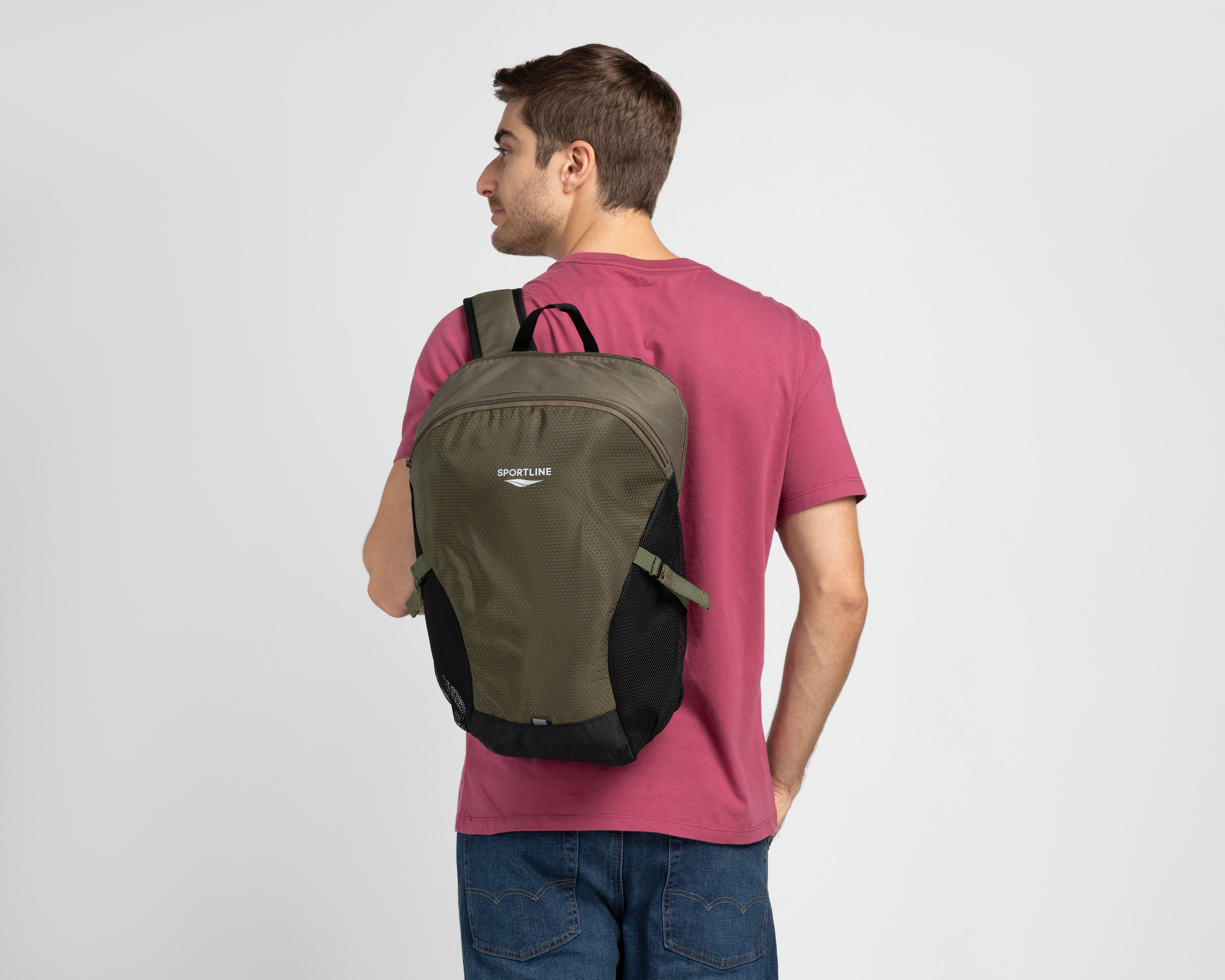 Foto 9 pulgar | Foto 8 | Mochila Sportline Verde