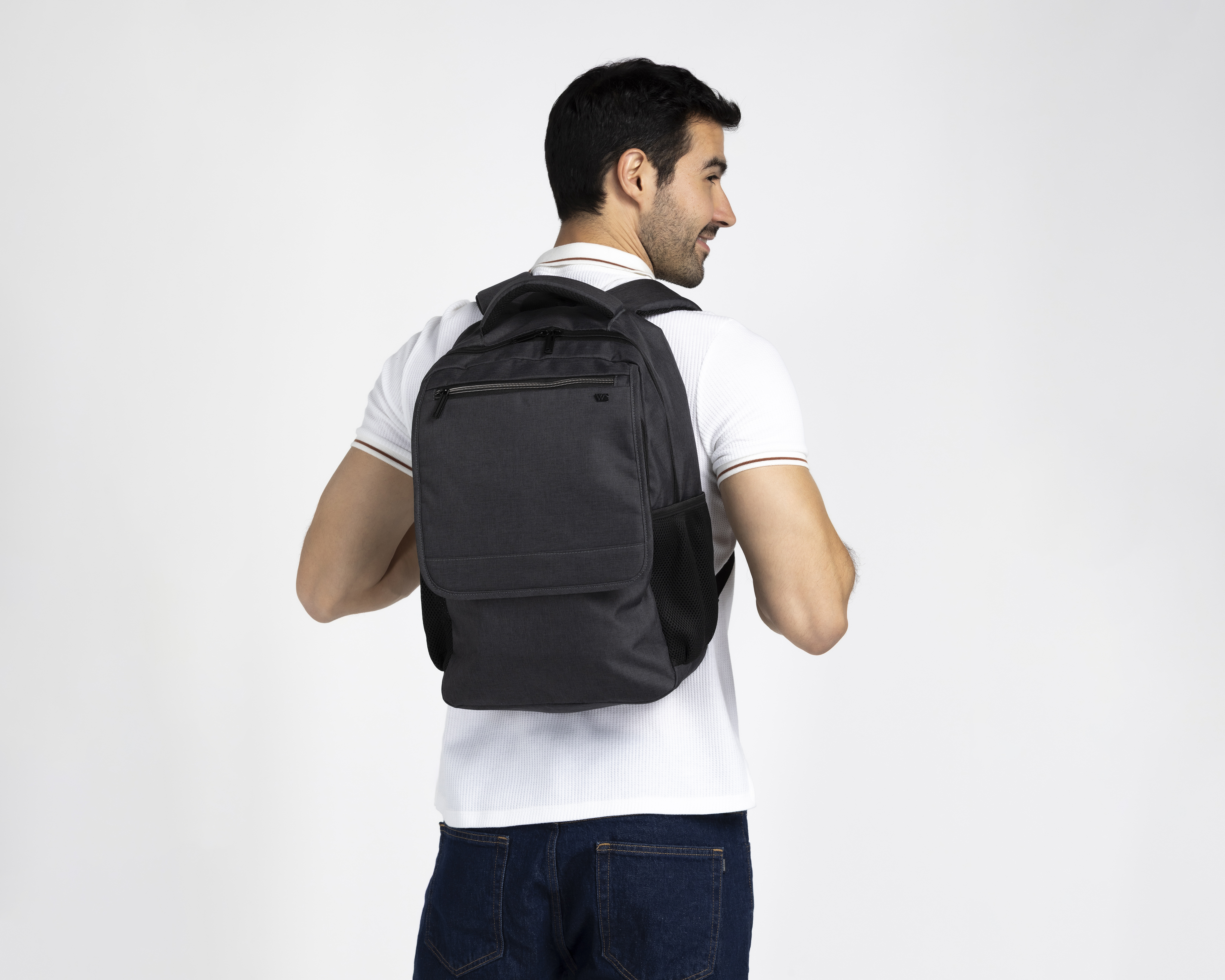 Foto 9 pulgar | Foto 8 | Mochila Wall Street Gris