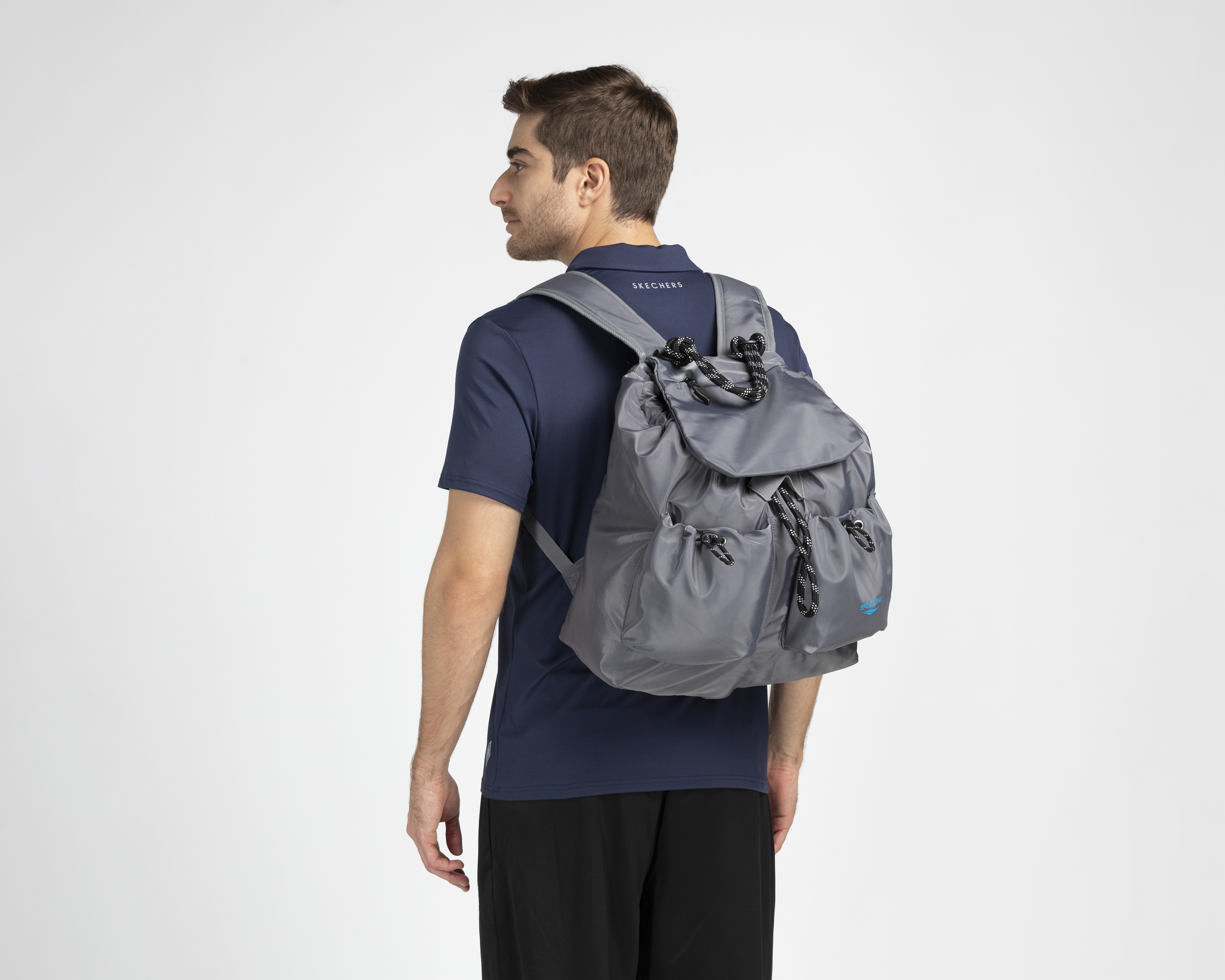 Foto 9 pulgar | Foto 8 | Mochila Sportline Gris