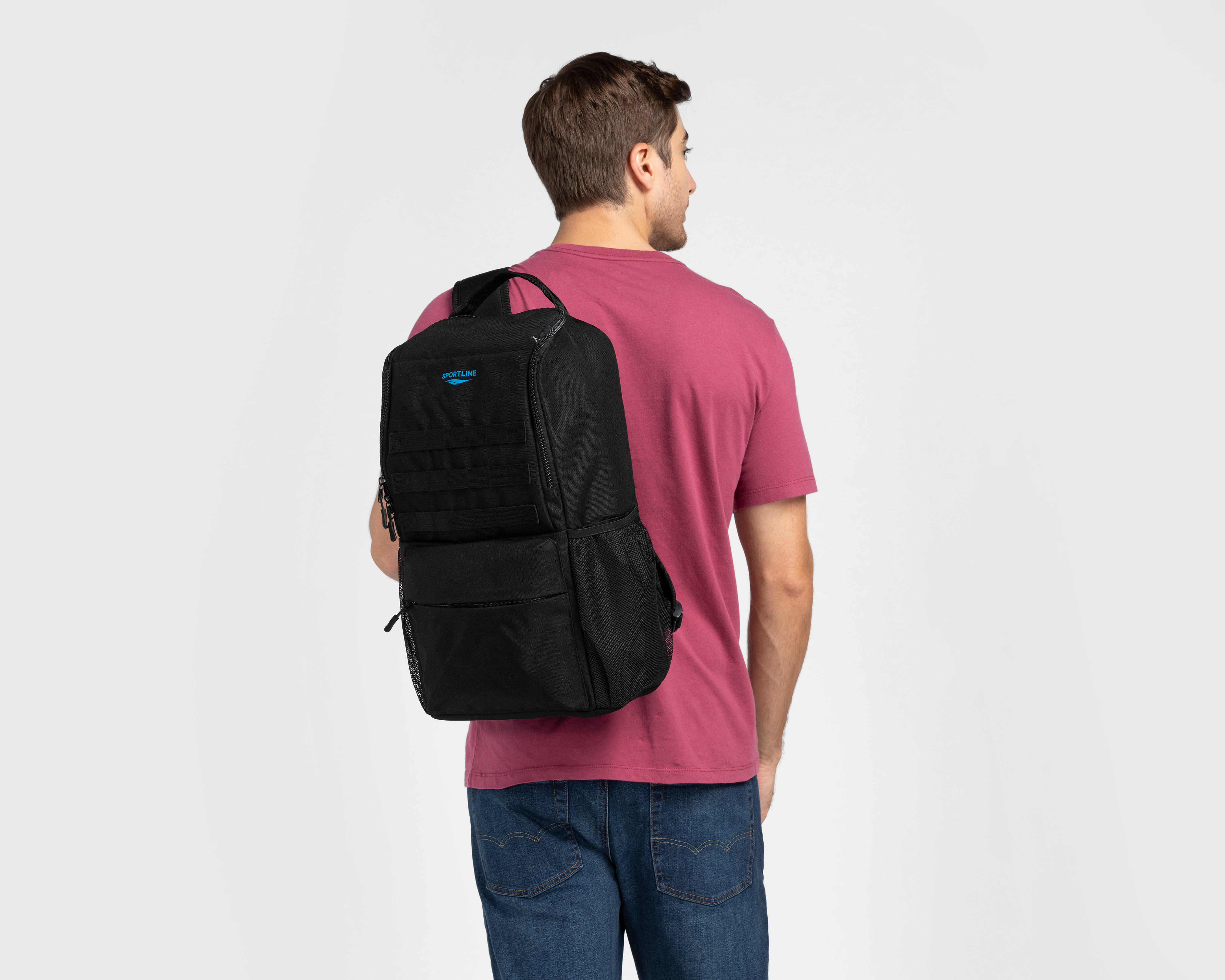 Foto 5 pulgar | Foto 4 | Mochila Sportline Negra