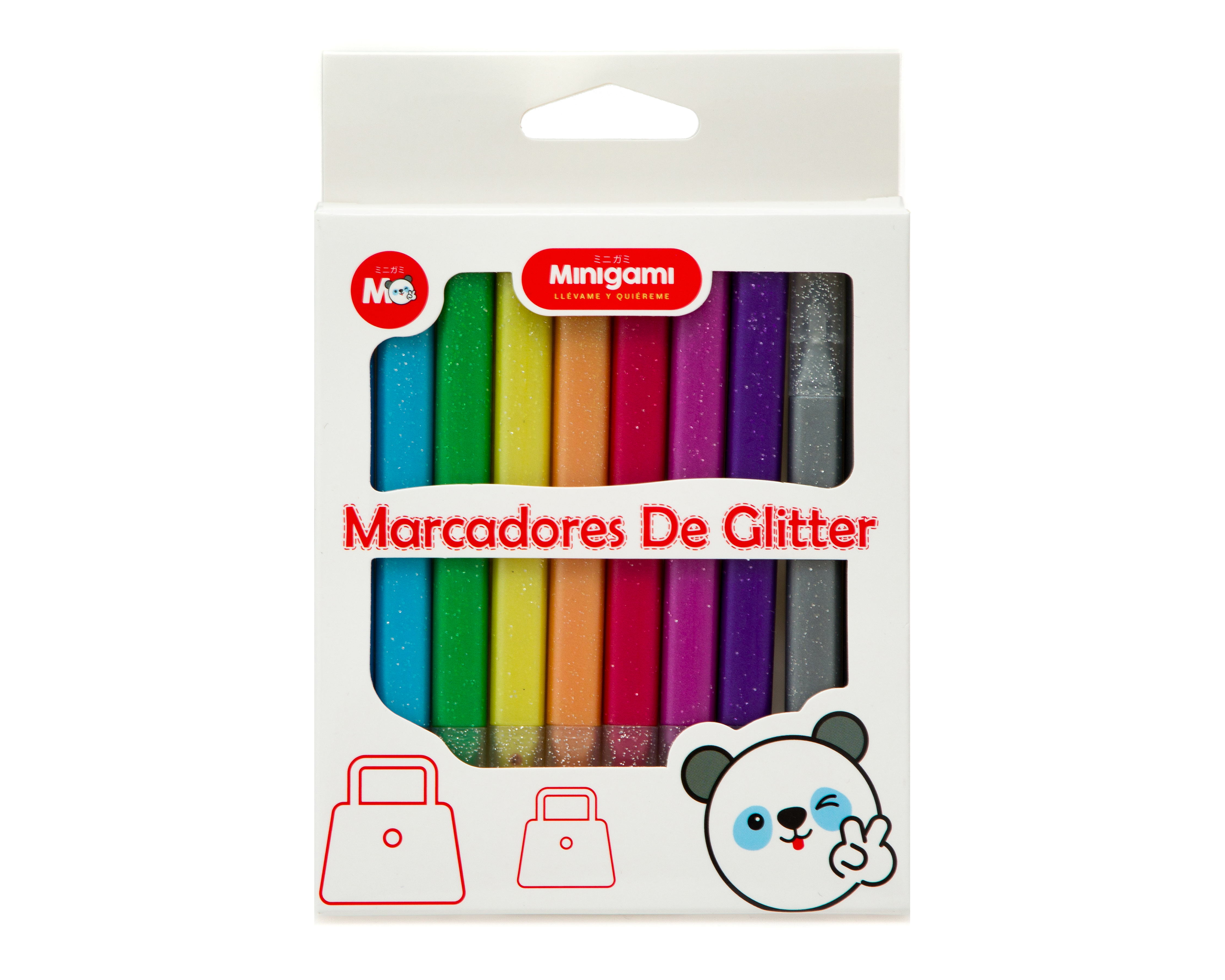 Foto 4 pulgar | Foto 3 | Marcadores de Glitter Minigami 10 Piezas