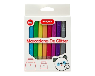 Foto 3 | Foto 3 | Marcadores de Glitter Minigami 10 Piezas