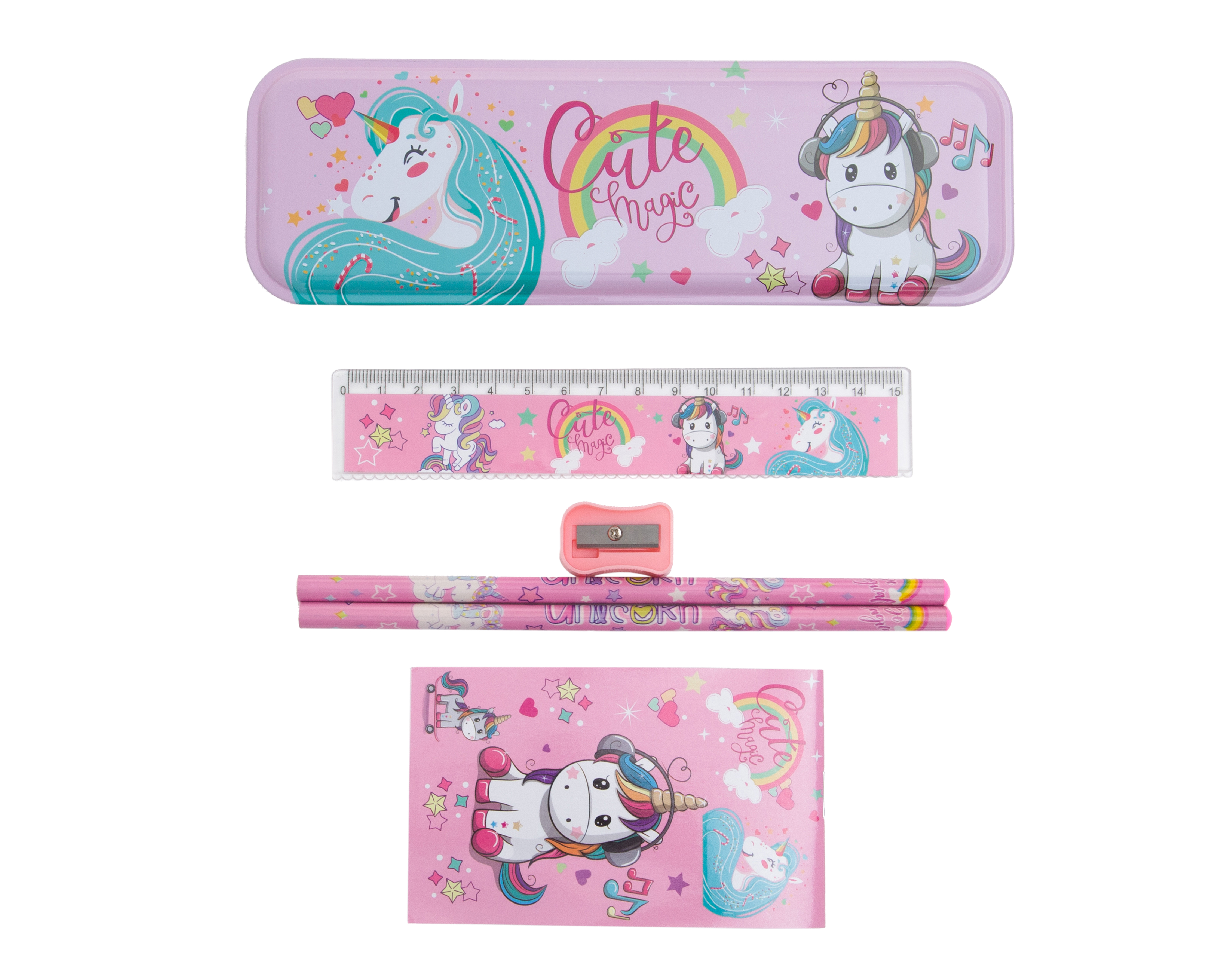 Foto 3 pulgar | Foto 2 | Lapicera de Unicornio Minigami 7 Piezas