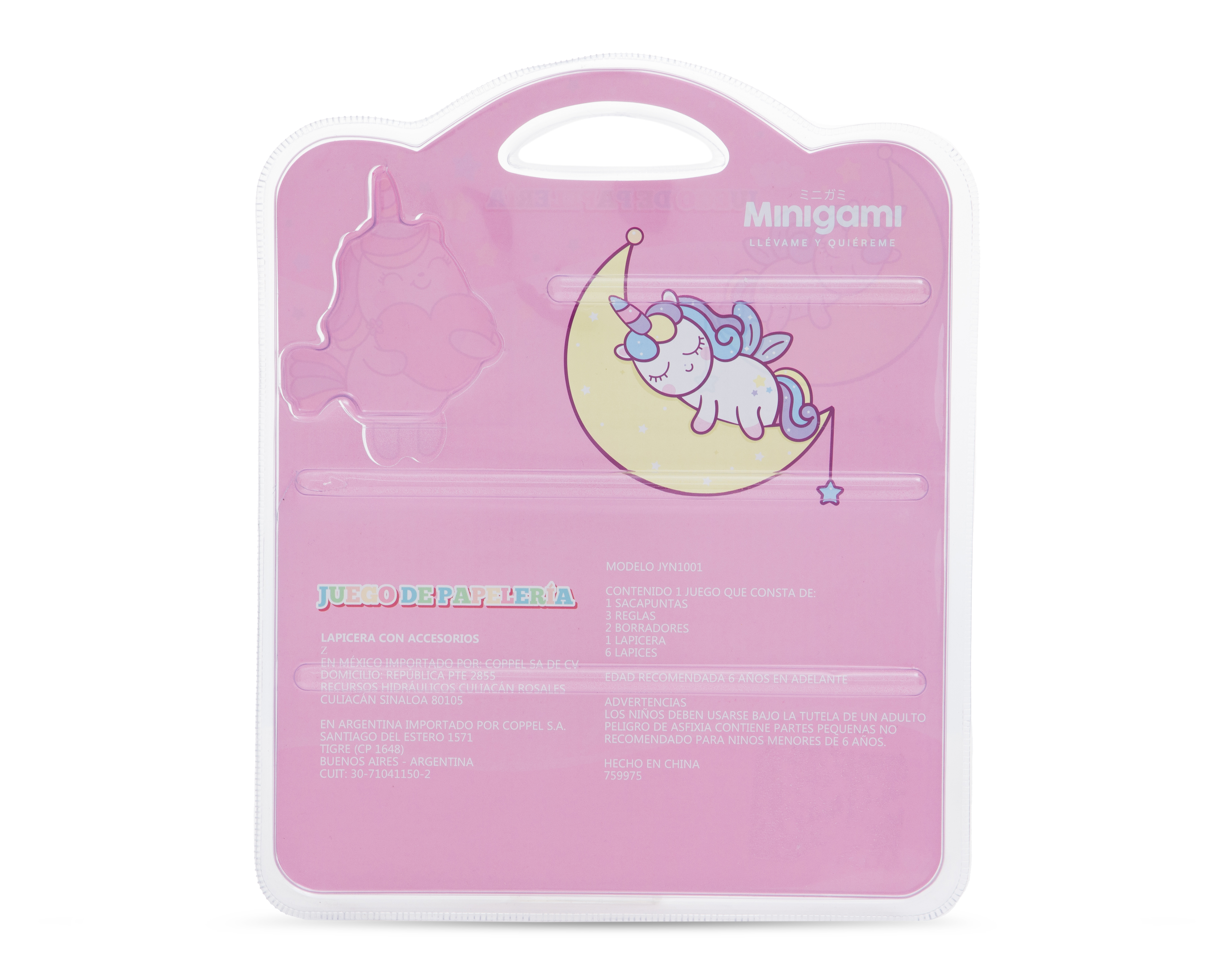 Foto 6 pulgar | Foto 5 | Lapicera de Unicornio Minigami con Accesorios