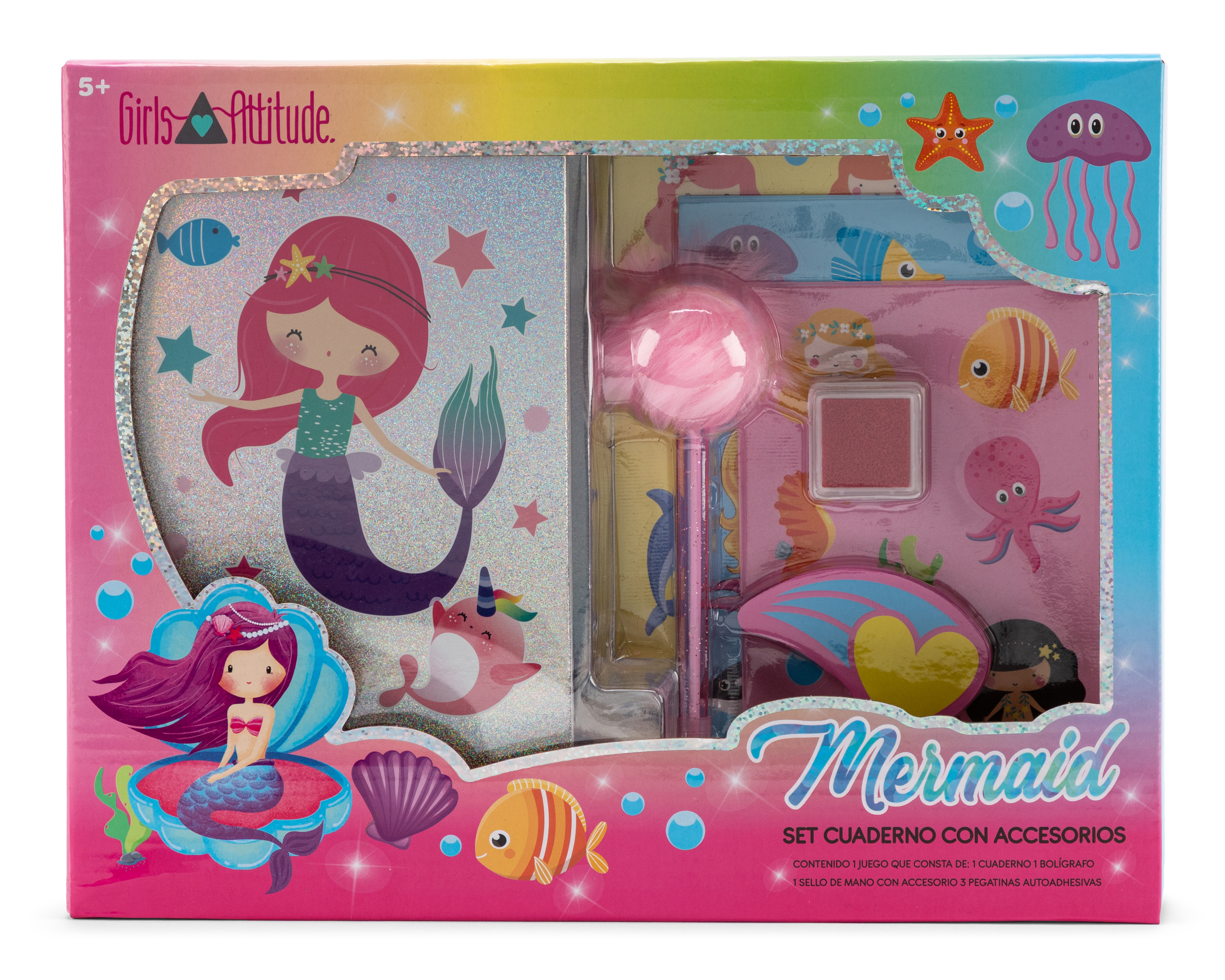 Foto 1 | Foto 1 | Set de Cuaderno Girls Attitude 7 piezas