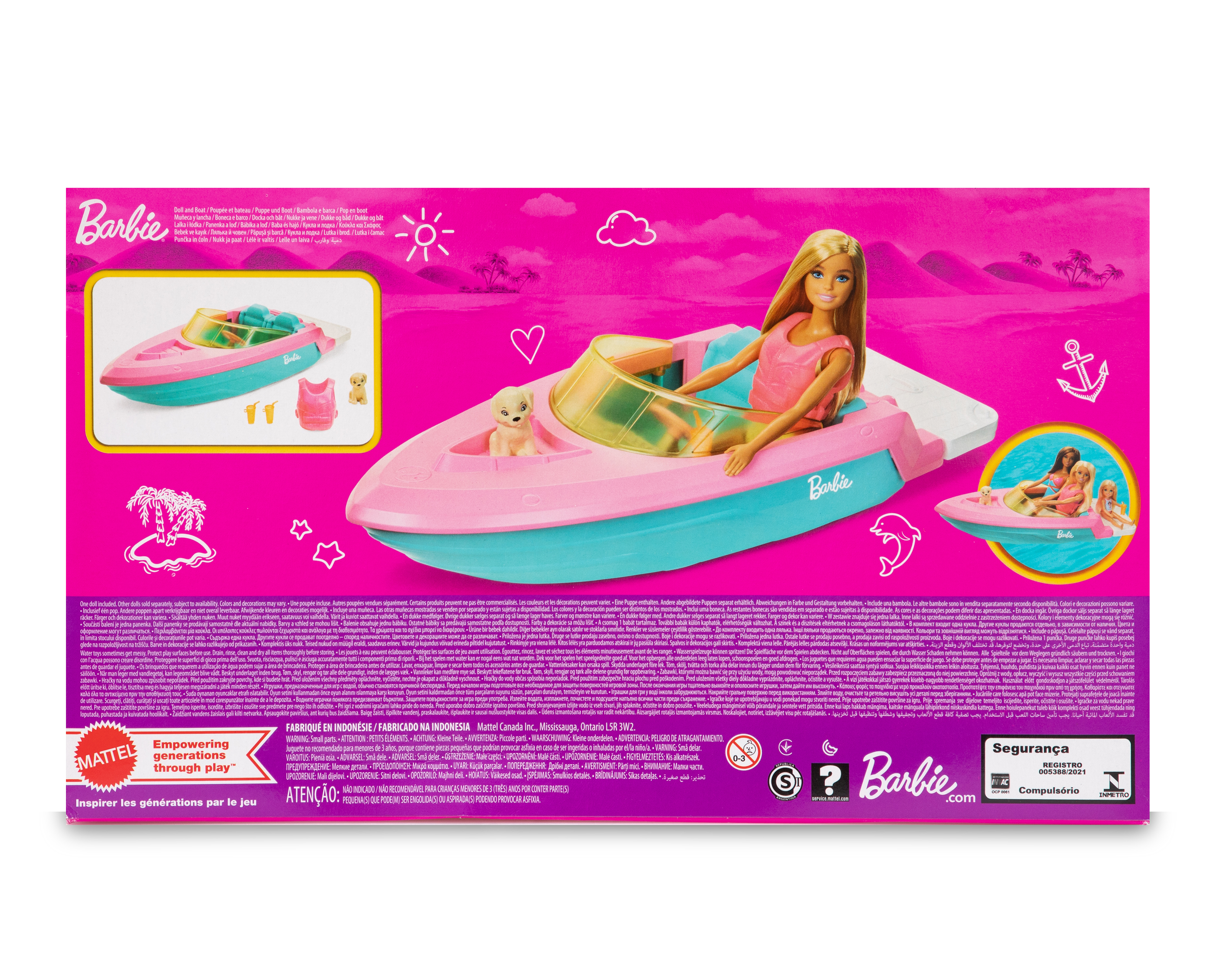 Foto 6 pulgar | Foto 5 | Muñeca Barbie Bote Acuático