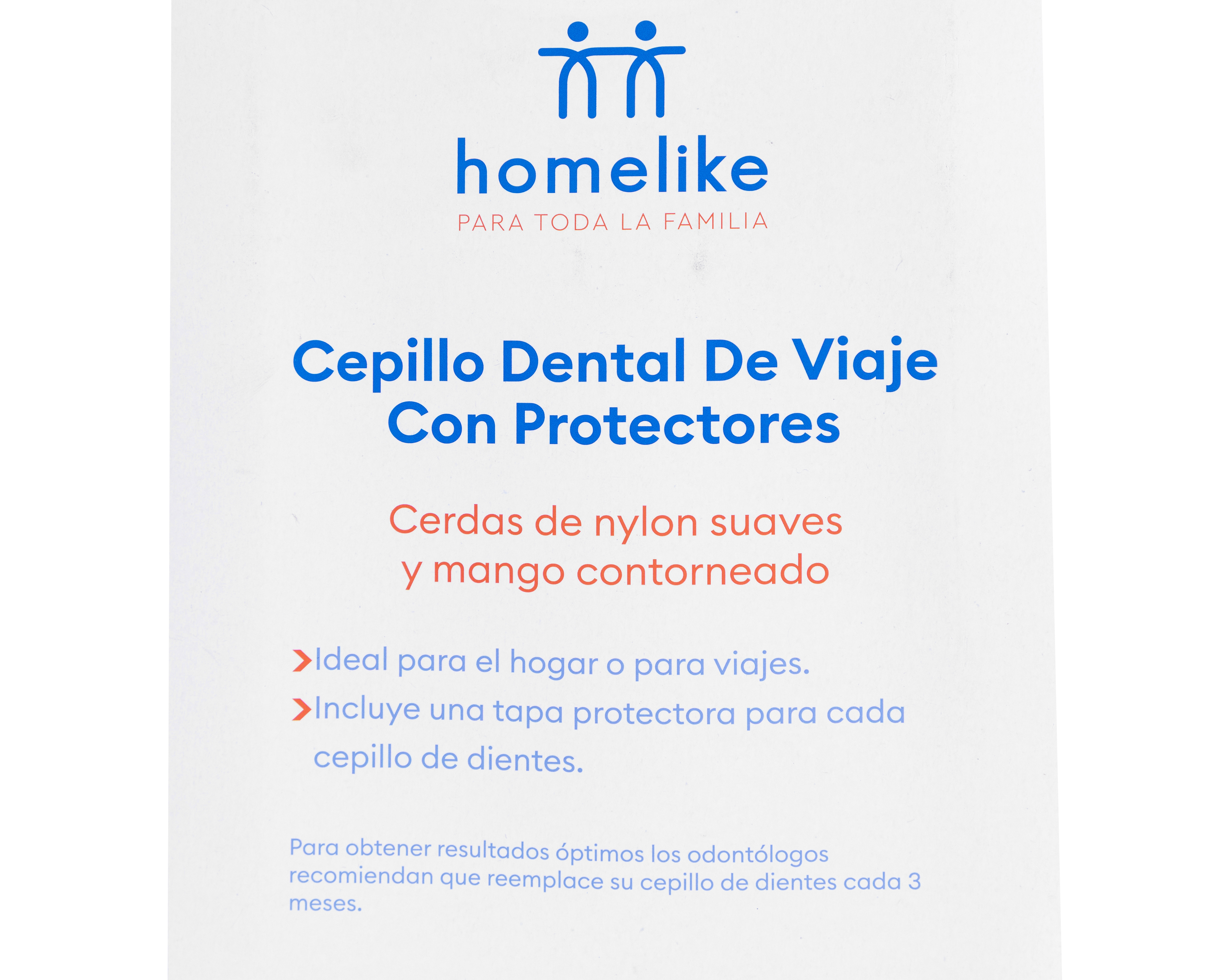 Foto 4 pulgar | Foto 3 | Cepillo de Dientes Suave con Protector Homelike 4 Piezas