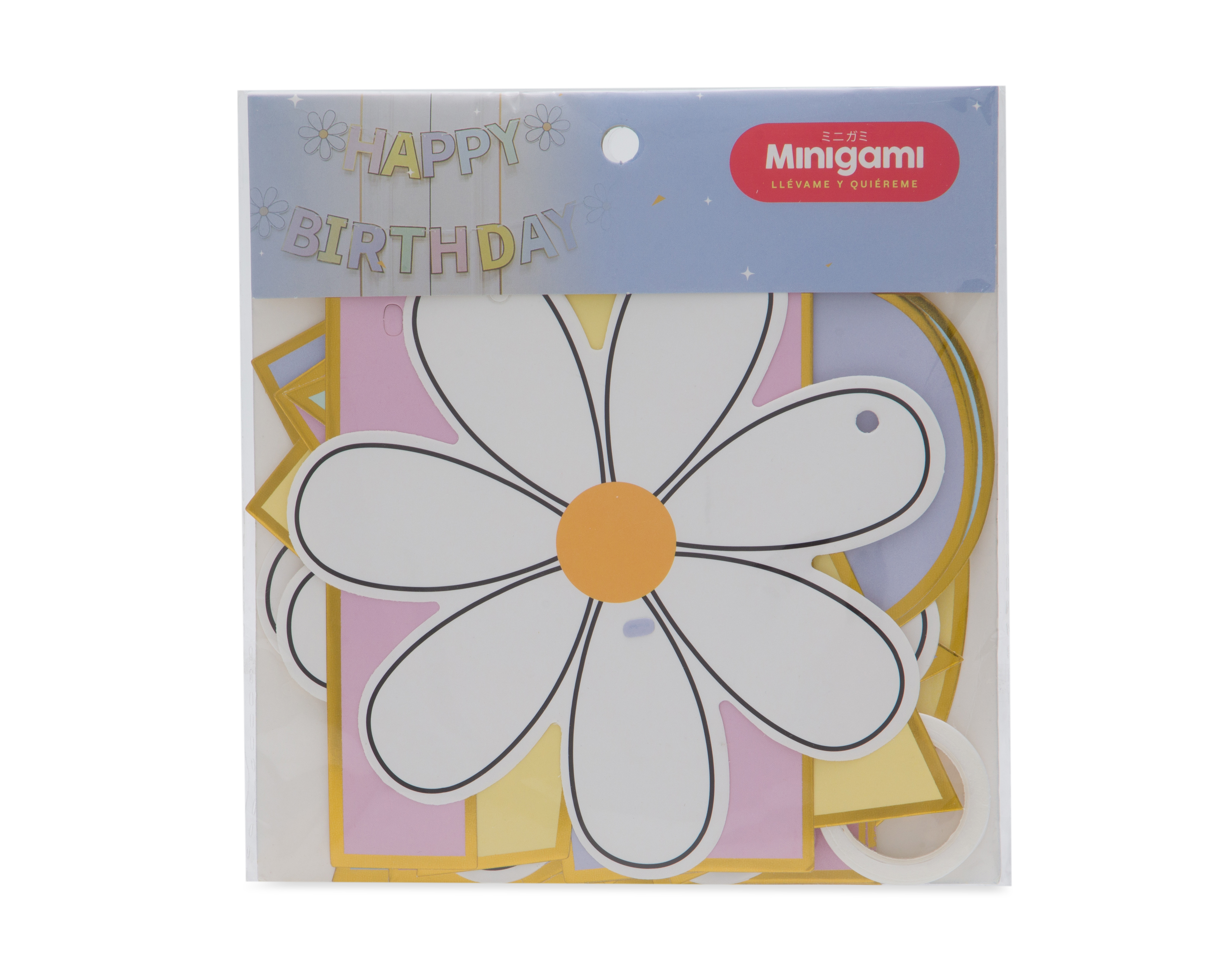 Letrero Minigami Happy Birthday