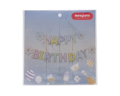 Foto 2 | Foto 2 | Letrero Minigami Happy Birthday