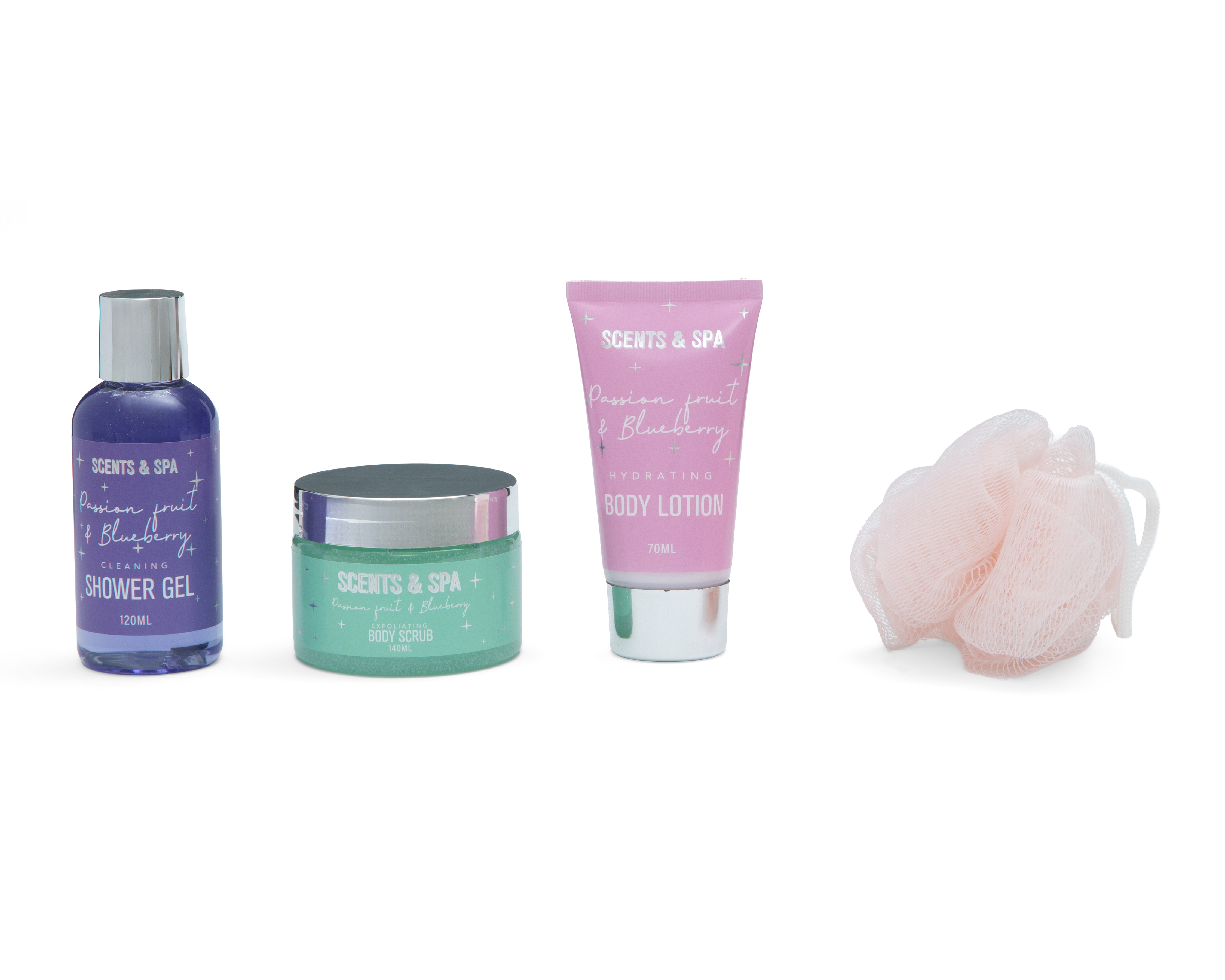 Foto 2 | Foto 2 | Set de Crema Thinner Pasion Fruit & Blue Berry 4 Piezas