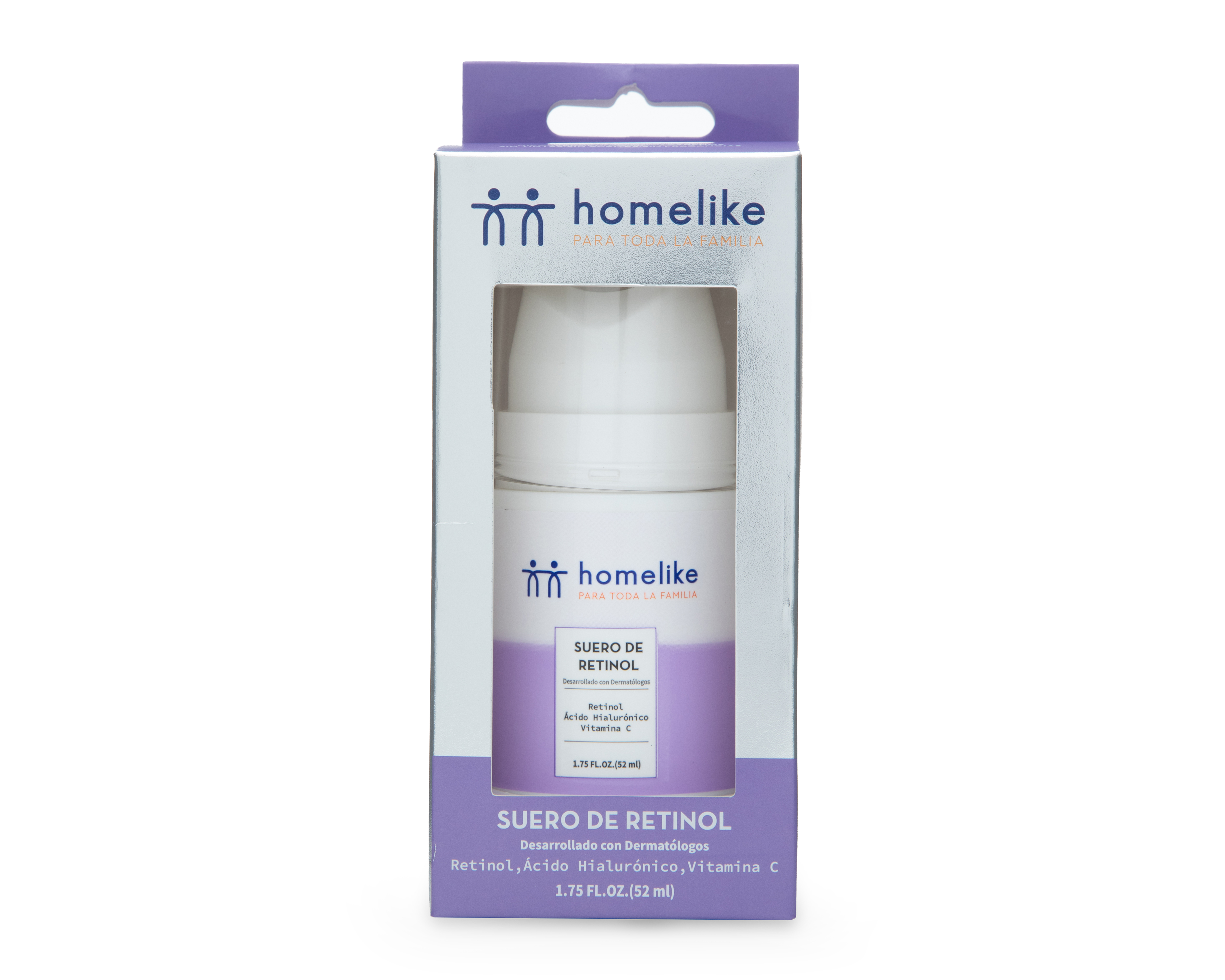 Foto 1 | Foto 1 | Suero de Retinol Ácido Hialurónico y Vitamina C Homelike 52 ml
