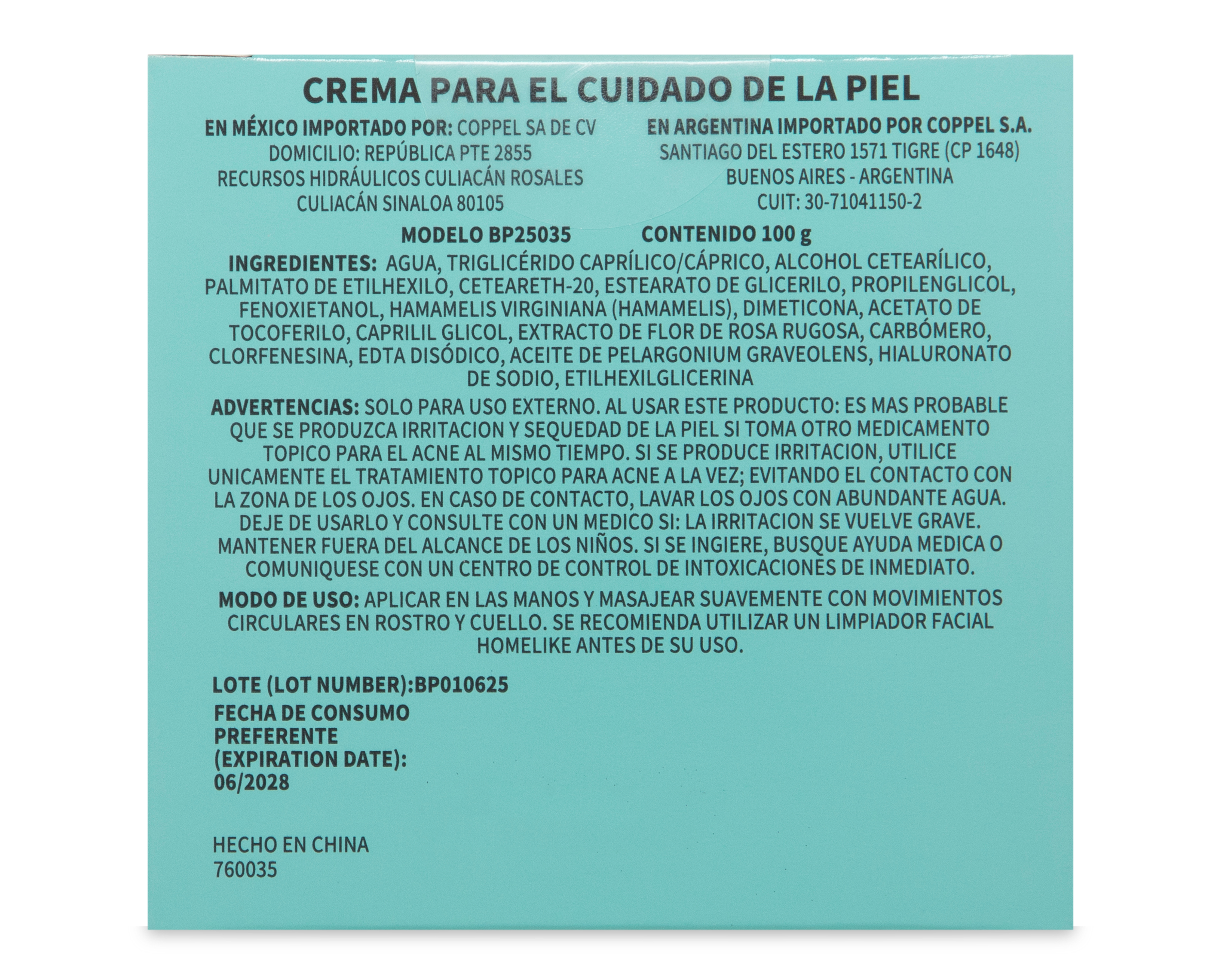 Foto 2 | Foto 2 | Crema Facial Uso Diario Homelike 100 g