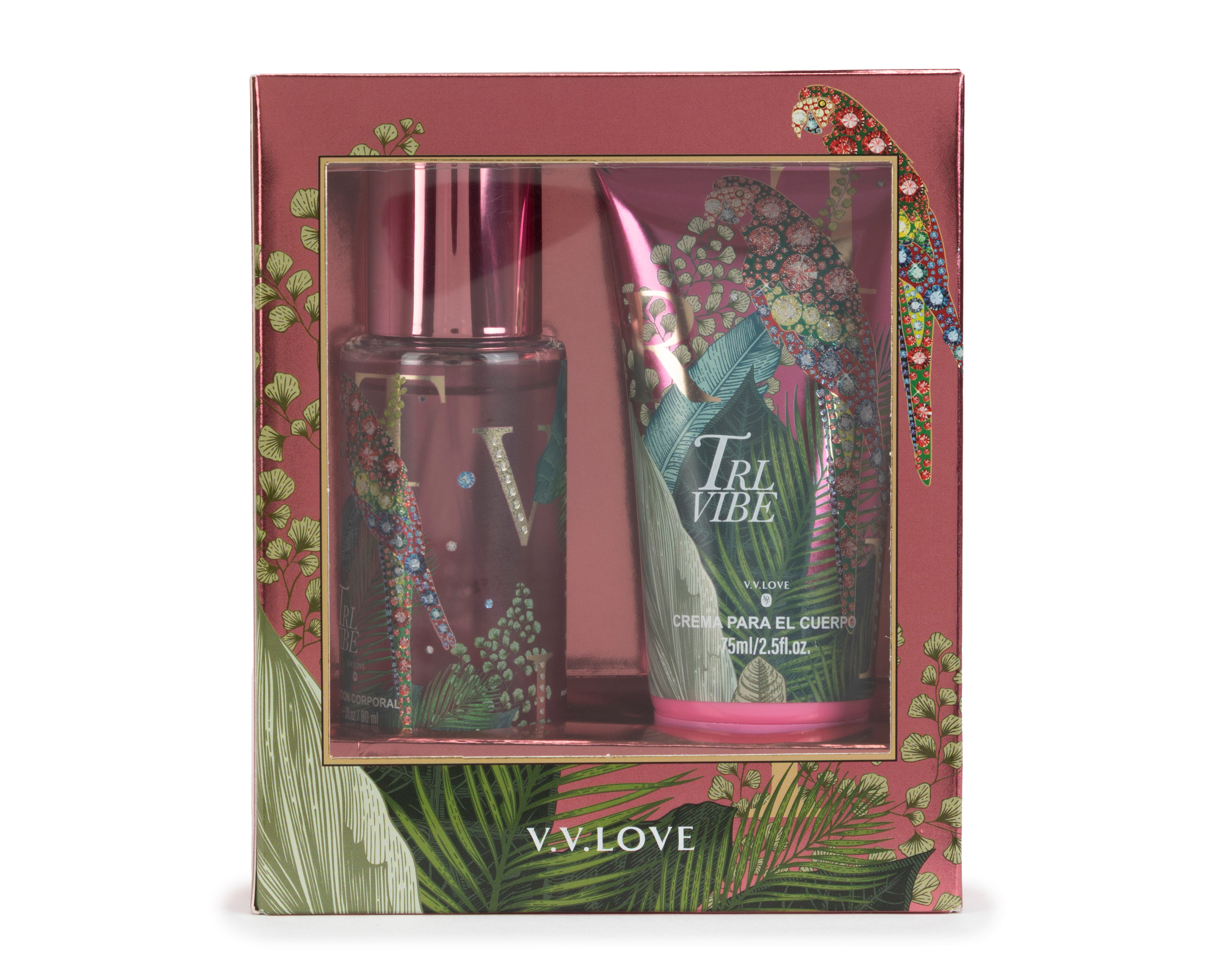 Foto 2 pulgar | Foto 1 | Body y Accesorio V.V. Love Trl Vibe 2 Piezas