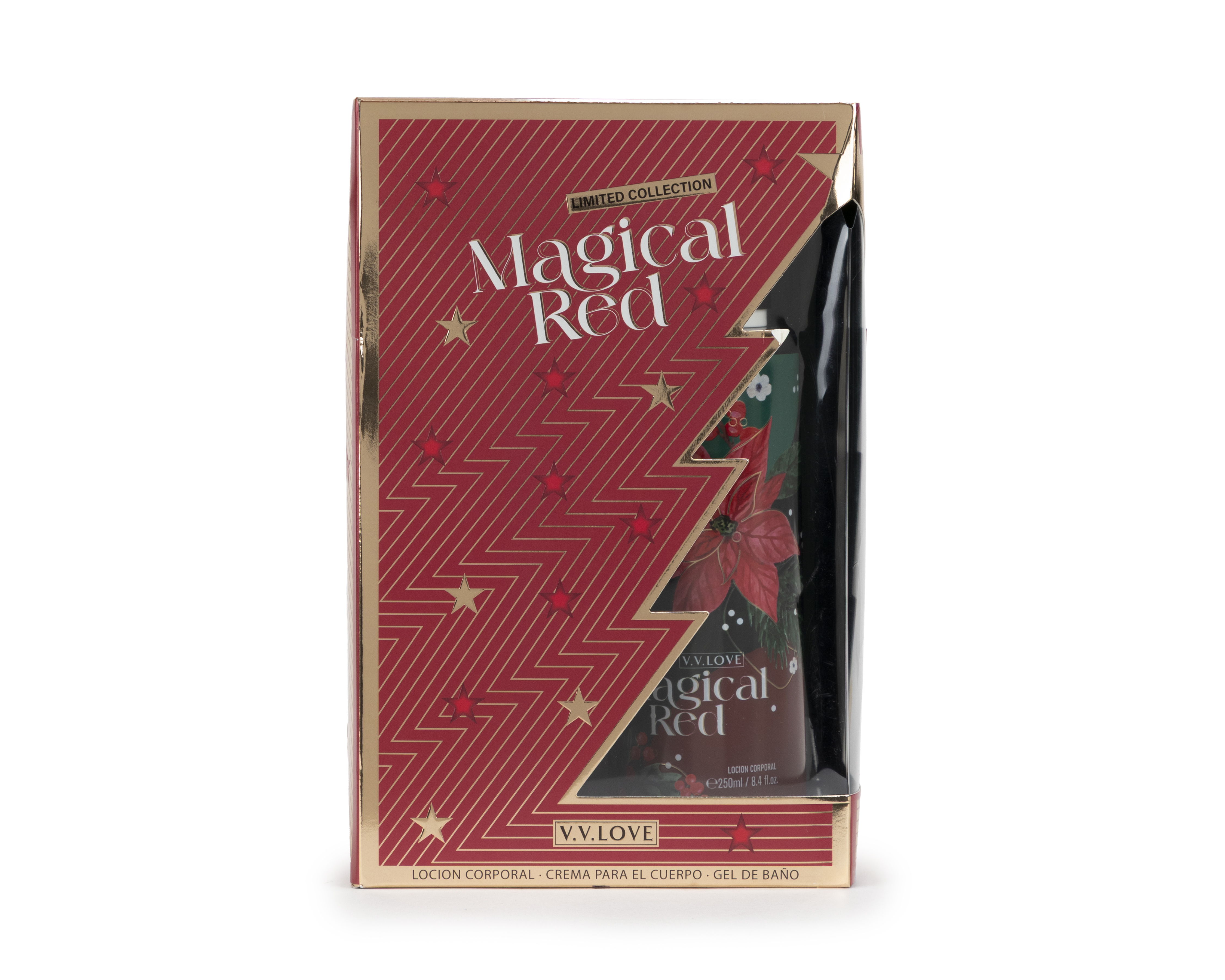 Body y Accesorios V.V. Love Magical Red 3 Piezas