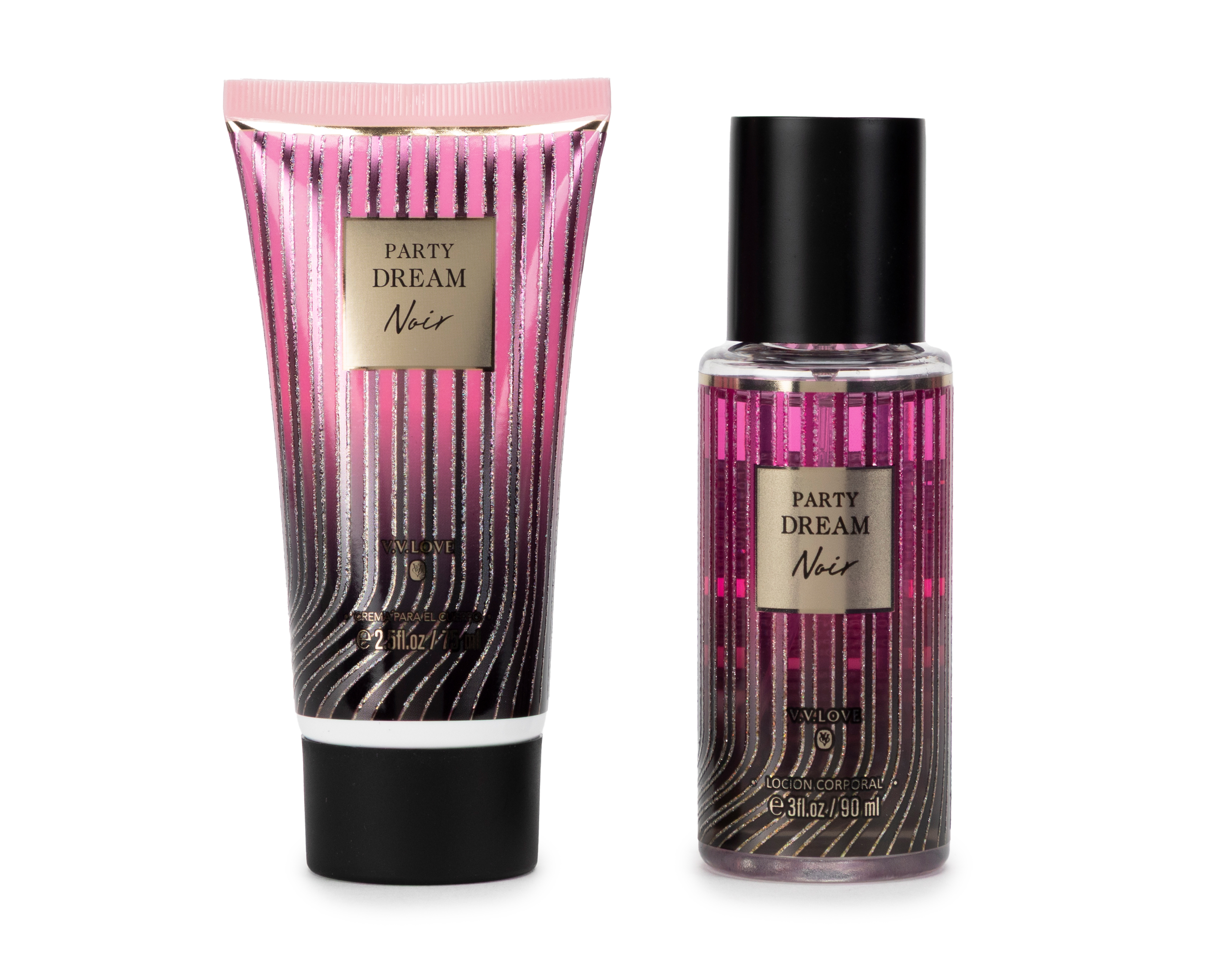 Foto 2 | Foto 2 | Body y Crema Corporal V.V. Love Party Dream Noir 2 Piezas