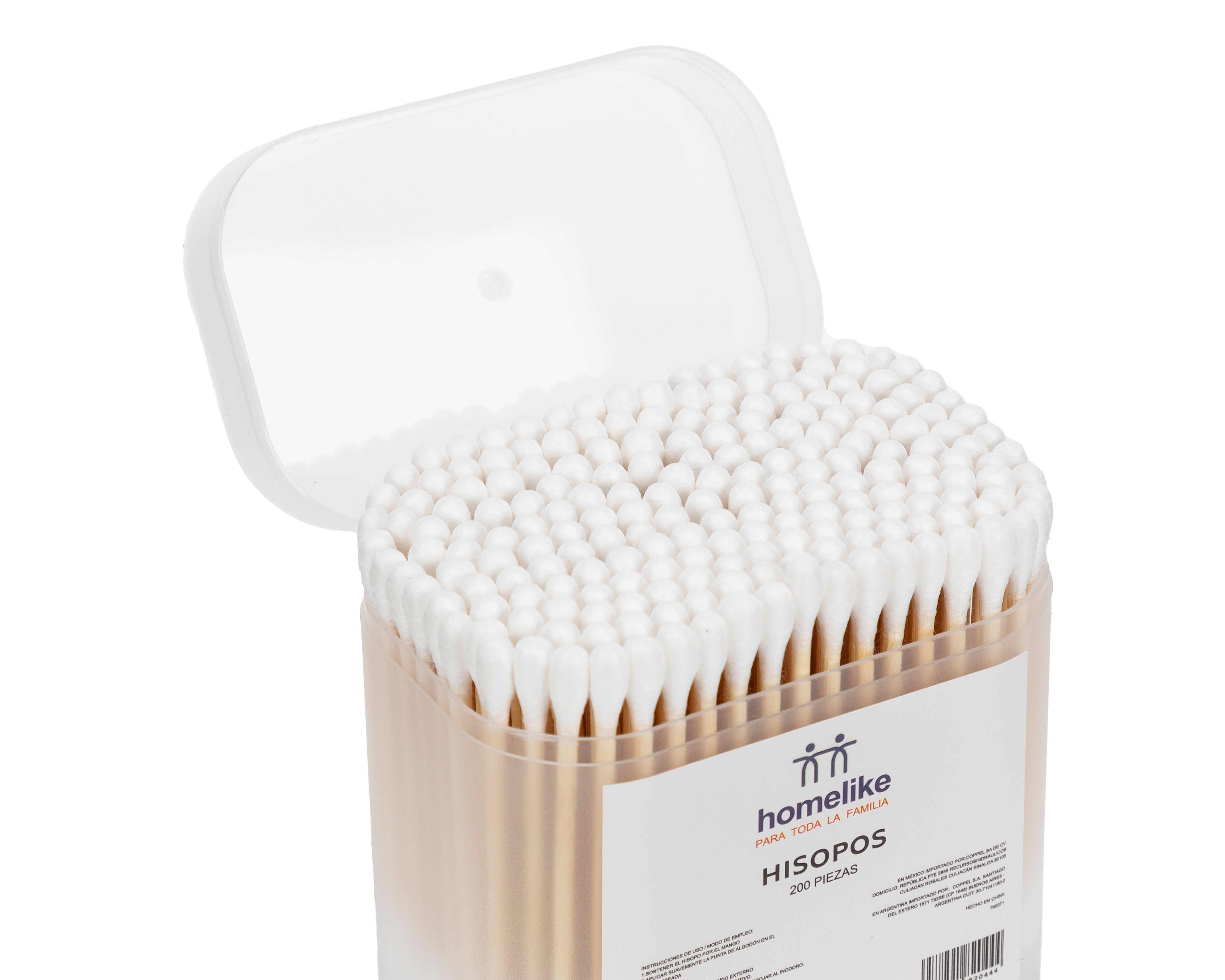 Foto 4 pulgar | Foto 3 | Hisopos de Algodón Homelike 200 Piezas