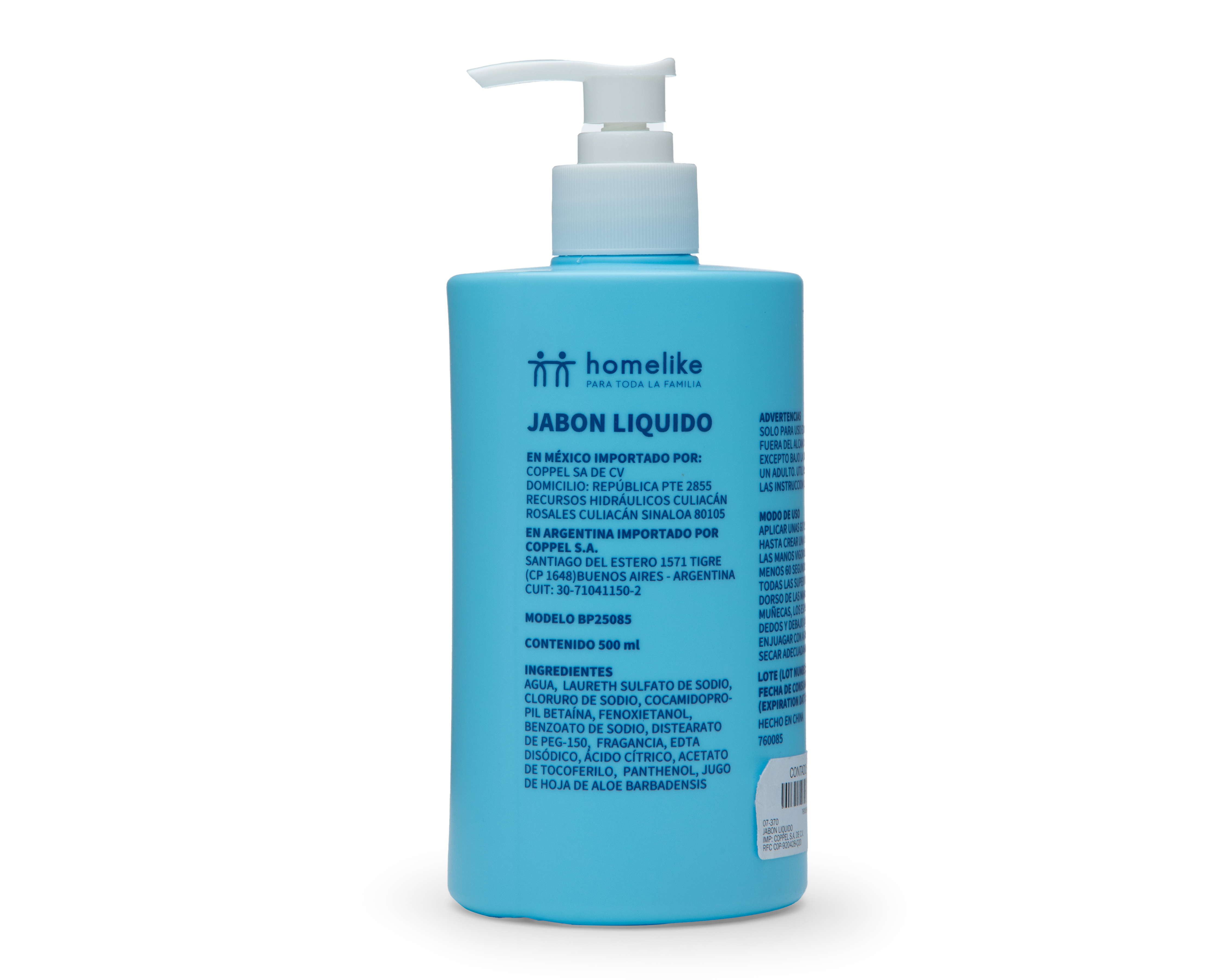 Foto 2 | Foto 2 | Jabón Líquido para Manos Homelike Antibacteriano 500 ml