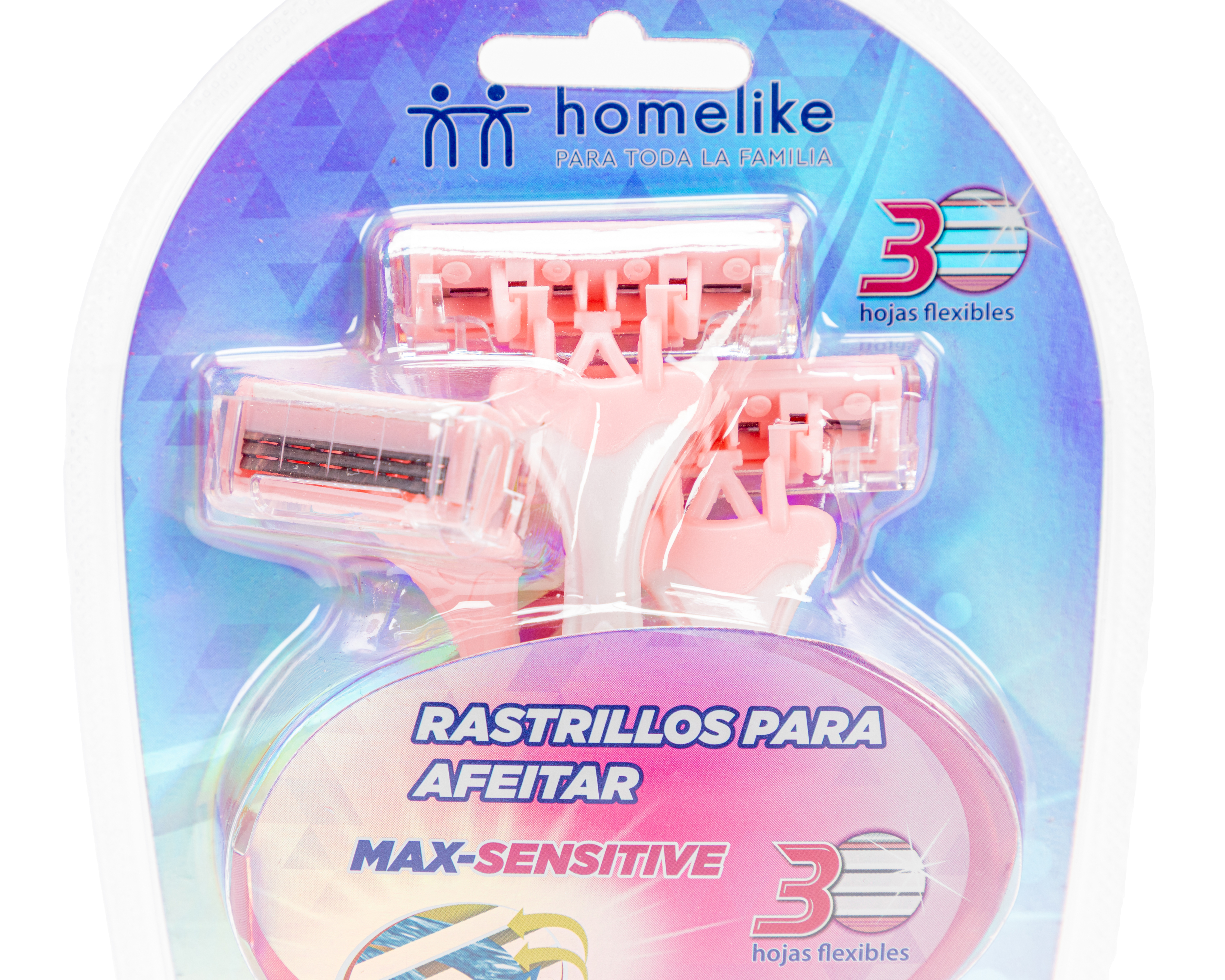 Foto 4 pulgar | Foto 3 | Rastrillo Homelike Max-Sensitive 3 Piezas