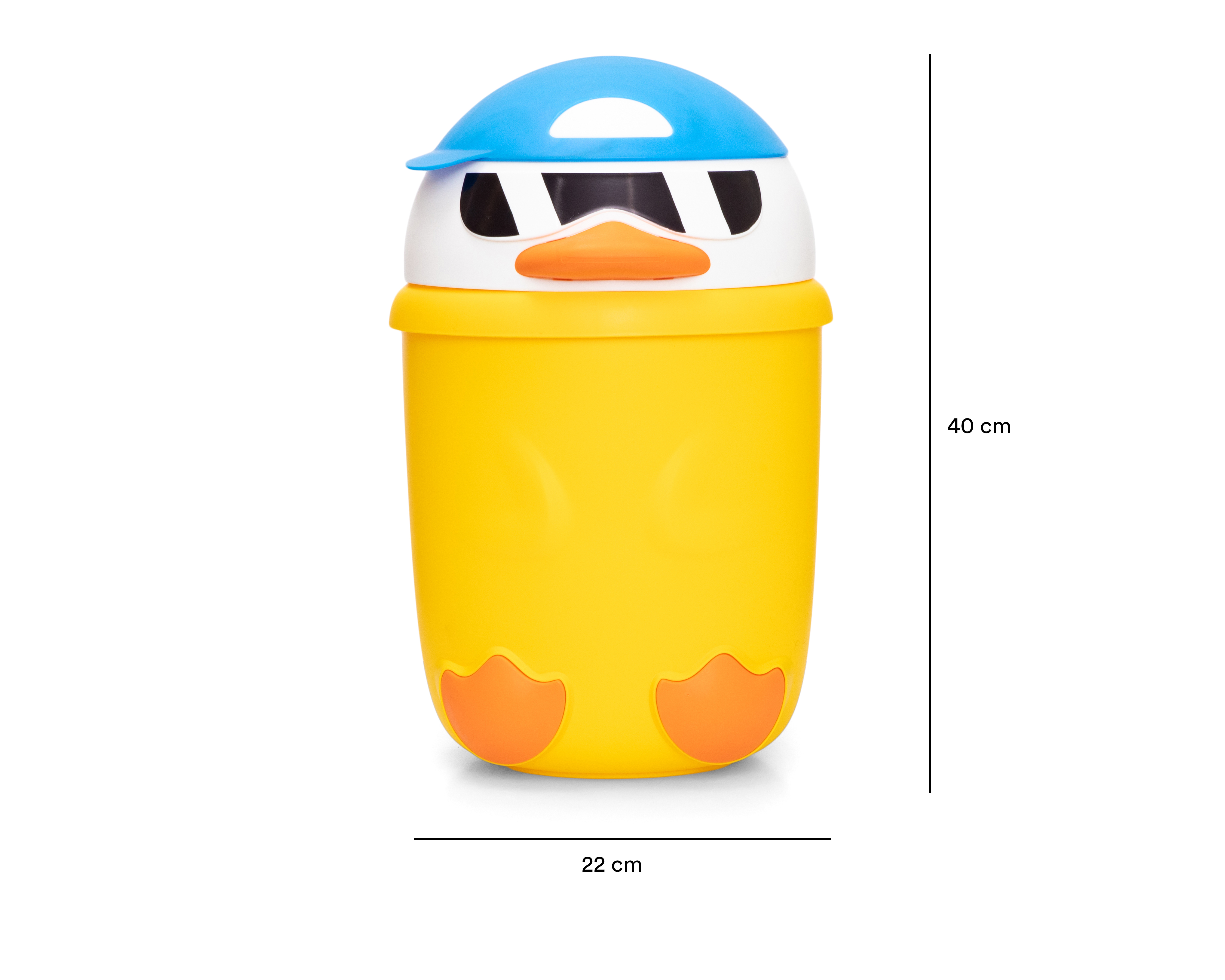 Foto 5 pulgar | Foto 4 | Bote de Basura de Plástico Minigami de Pato