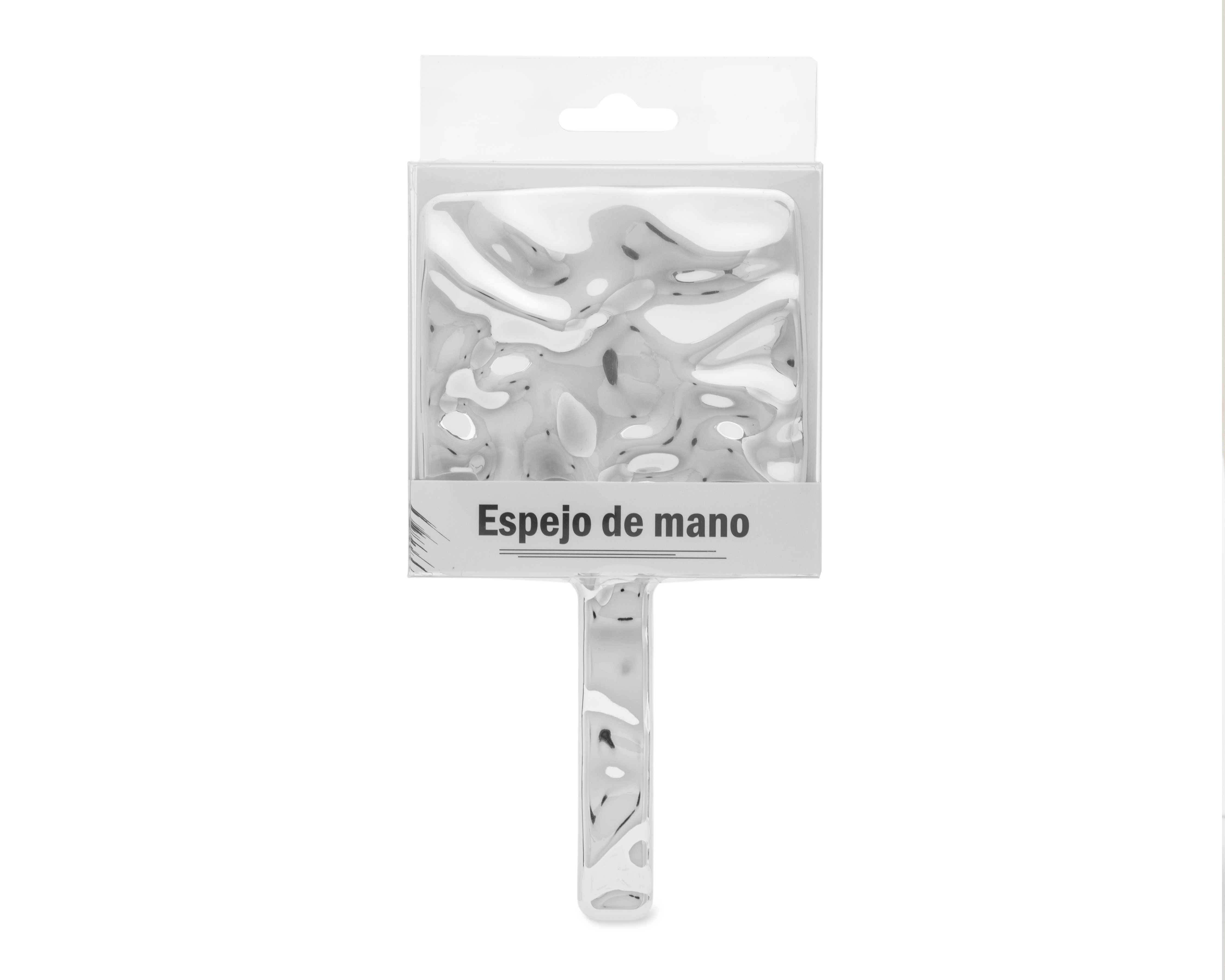 Espejo de Mano Thinner Plateado