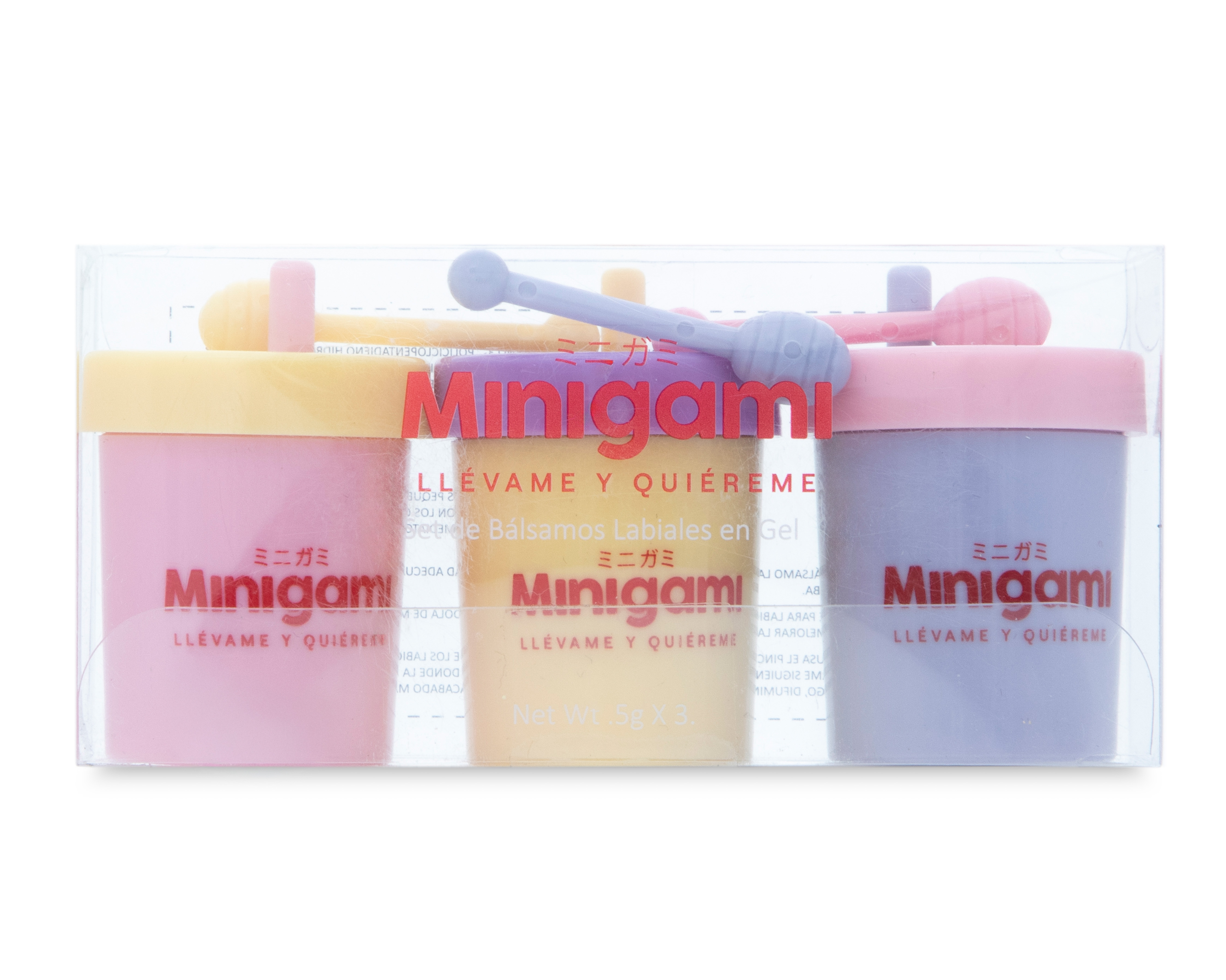 Foto 4 pulgar | Foto 3 | Bálsamo Labial Minigami 3 Piezas