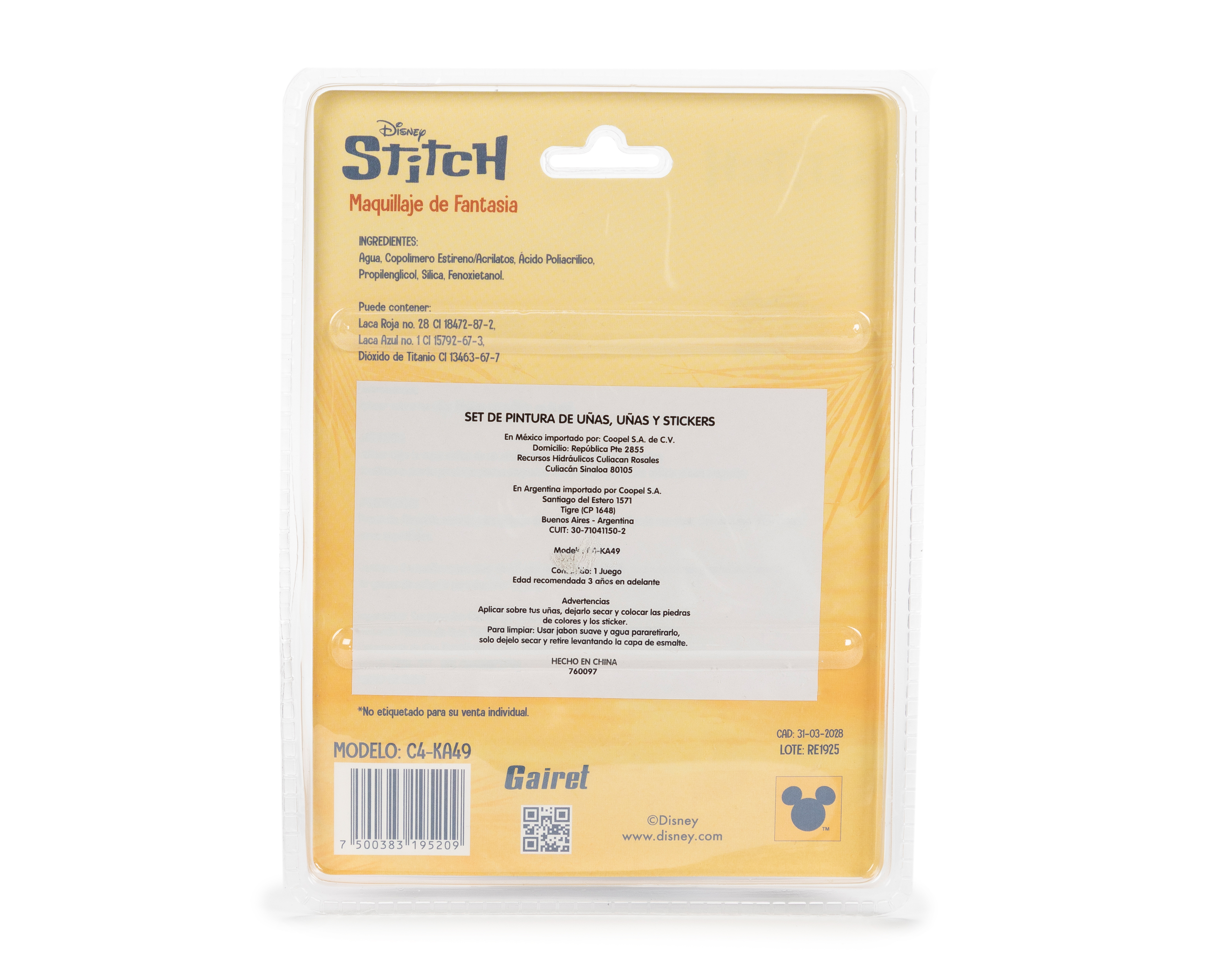 Foto 2 | Foto 2 | Juego de Belleza Disney Stitch con Accesorios