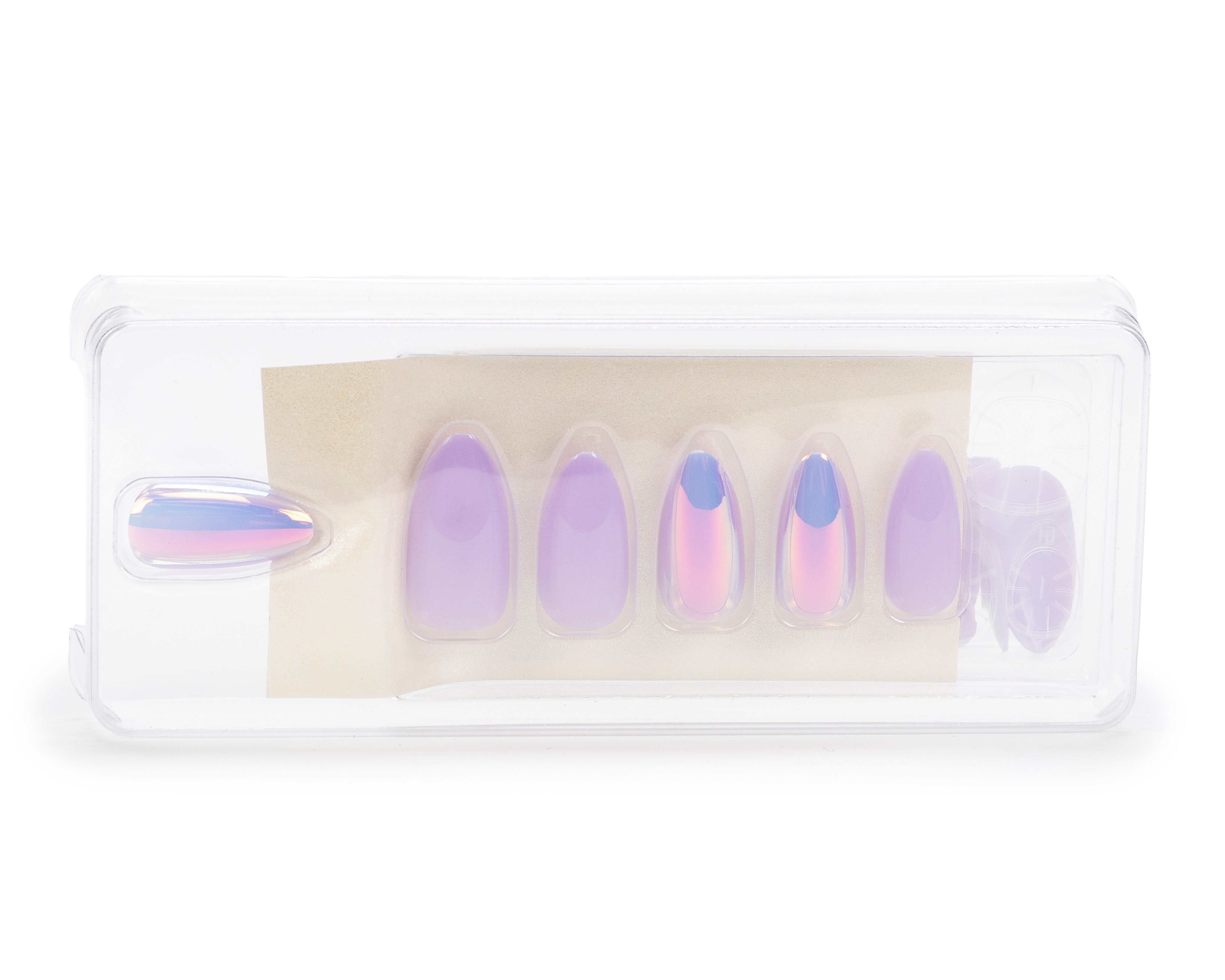 Foto 2 | Foto 2 | Uñas Postizas Thinner Tornasol 24 Piezas