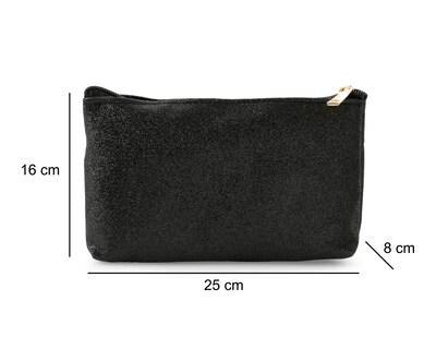 Foto 5 | Foto 5 | Set de Cosmetiqueras Negras Thinner 3 Piezas