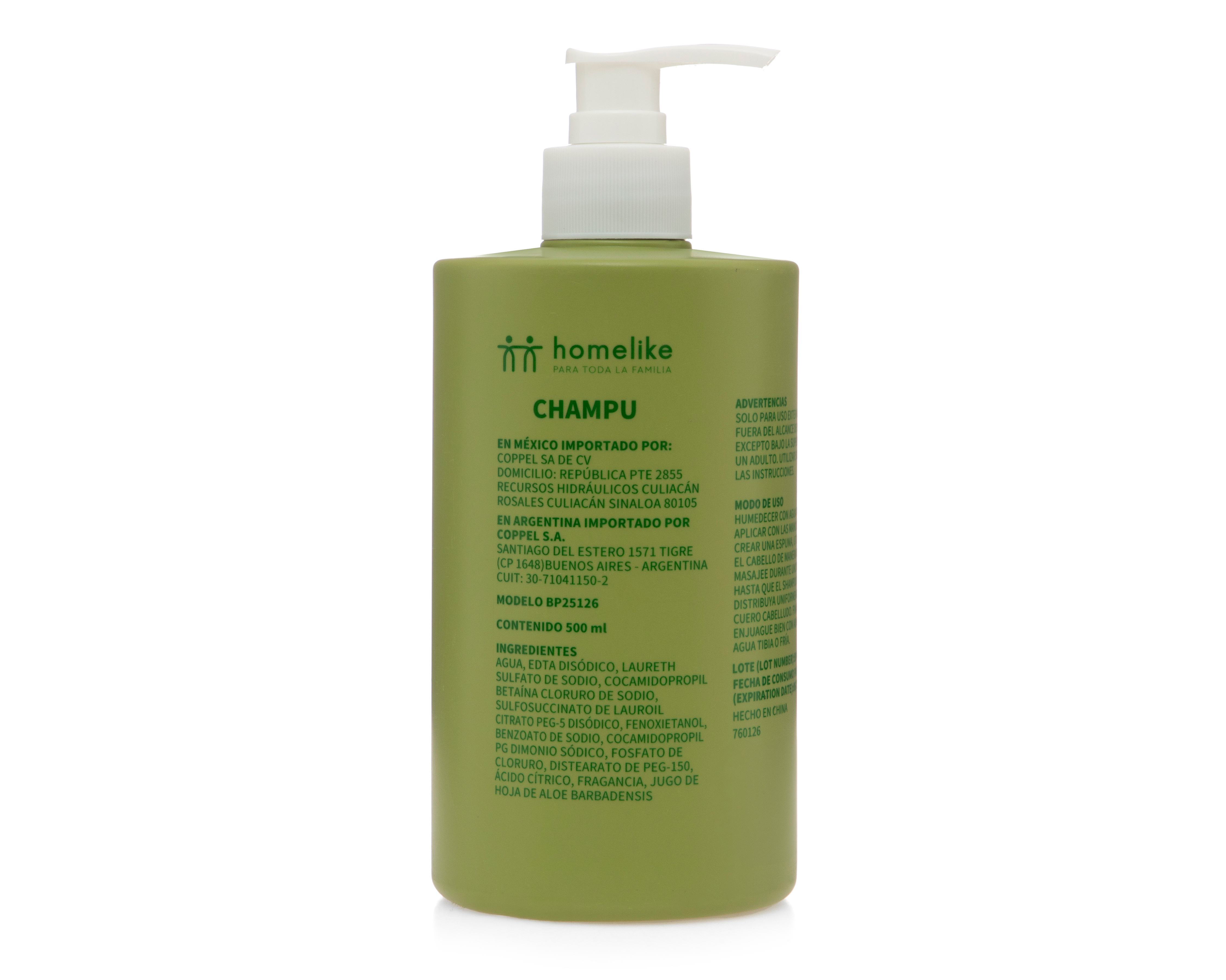 Foto 2 | Foto 2 | Shampoo Homelike British Pear Control de Grasa Capilar Refrescante 500 ml