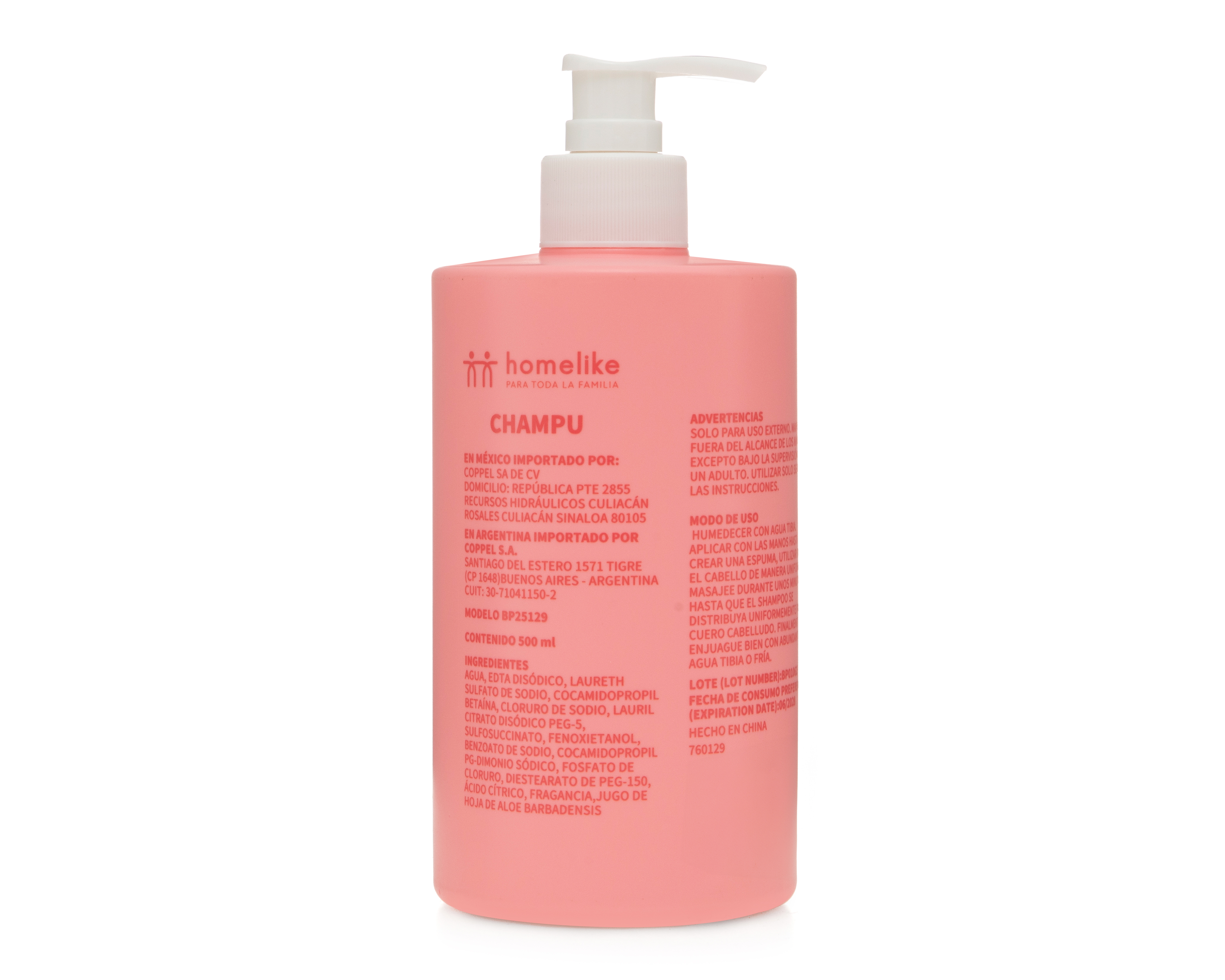 Foto 3 | Foto 2 | Shampoo Homelike Aroma Floral Control de Grasa Capilar Refrescante 500 ml