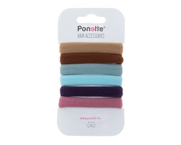 Ligas para Cabello Ponette 6 Piezas
