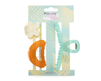 Foto 1 | Foto 1 | Pinza para Cabello Ponette 3 Piezas
