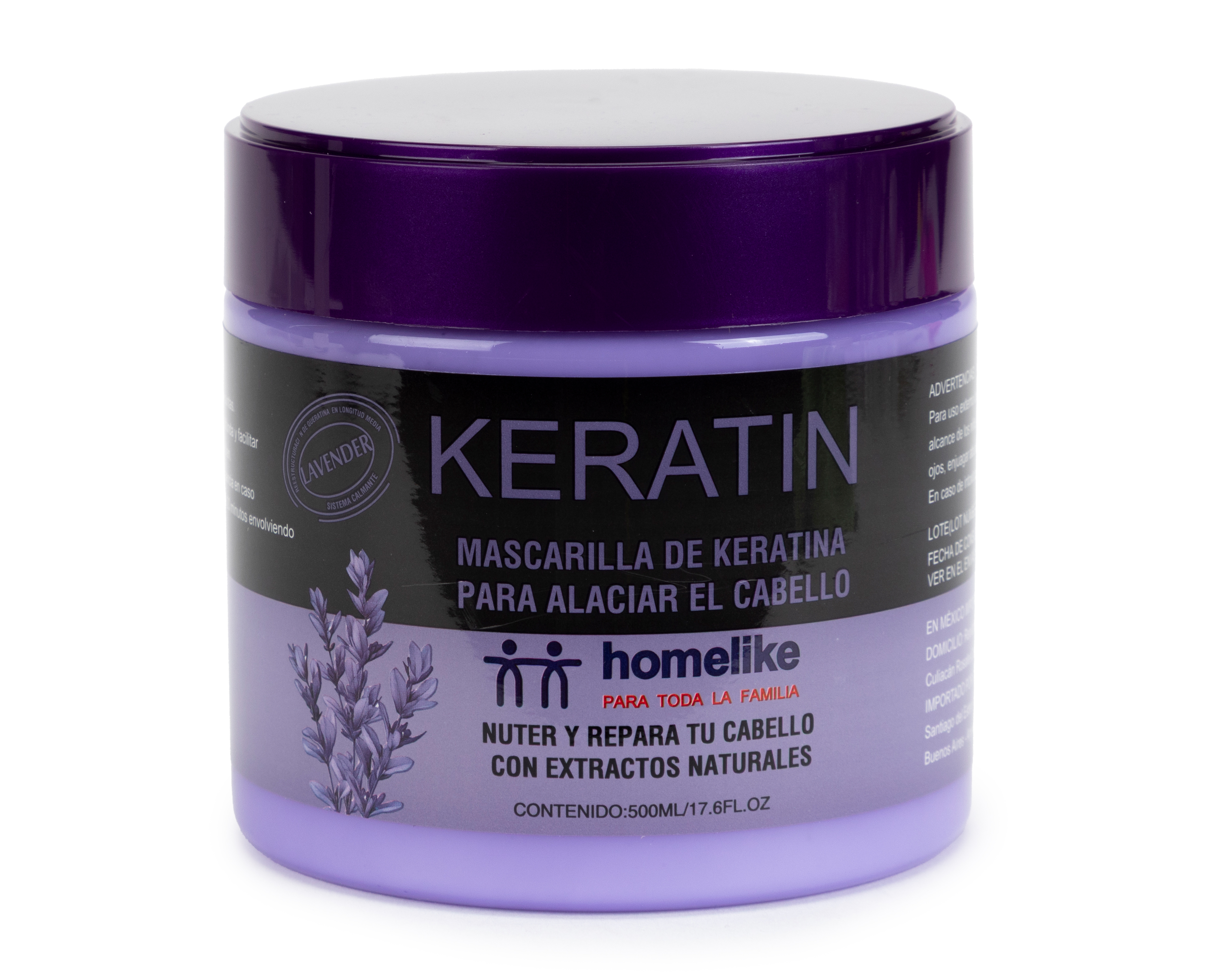 Mascarilla Capilar de Keratina Homelike 500 ml