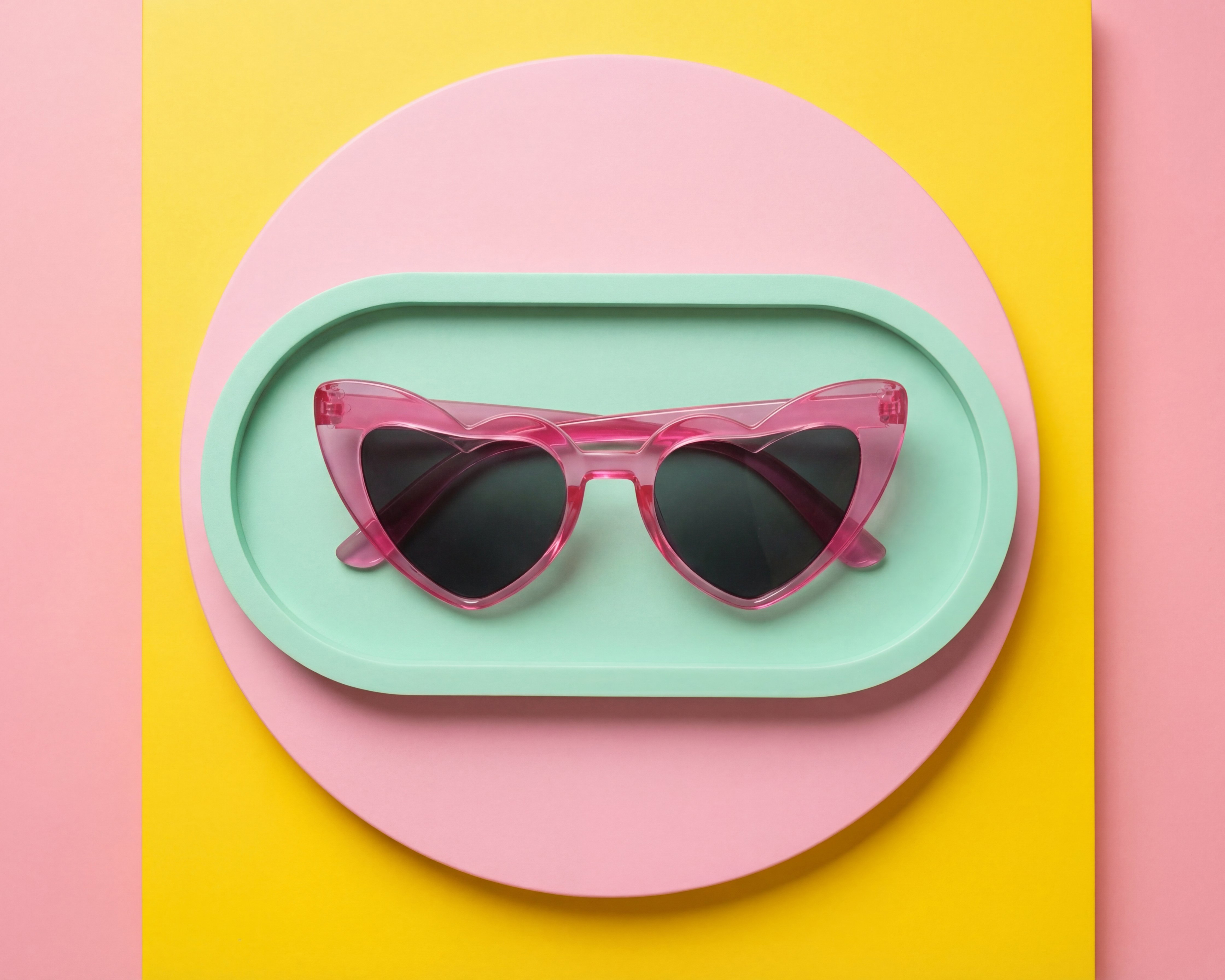 Foto 6 | Foto 6 | Lentes de Sol para Niña Minigami de Corazón Rosas