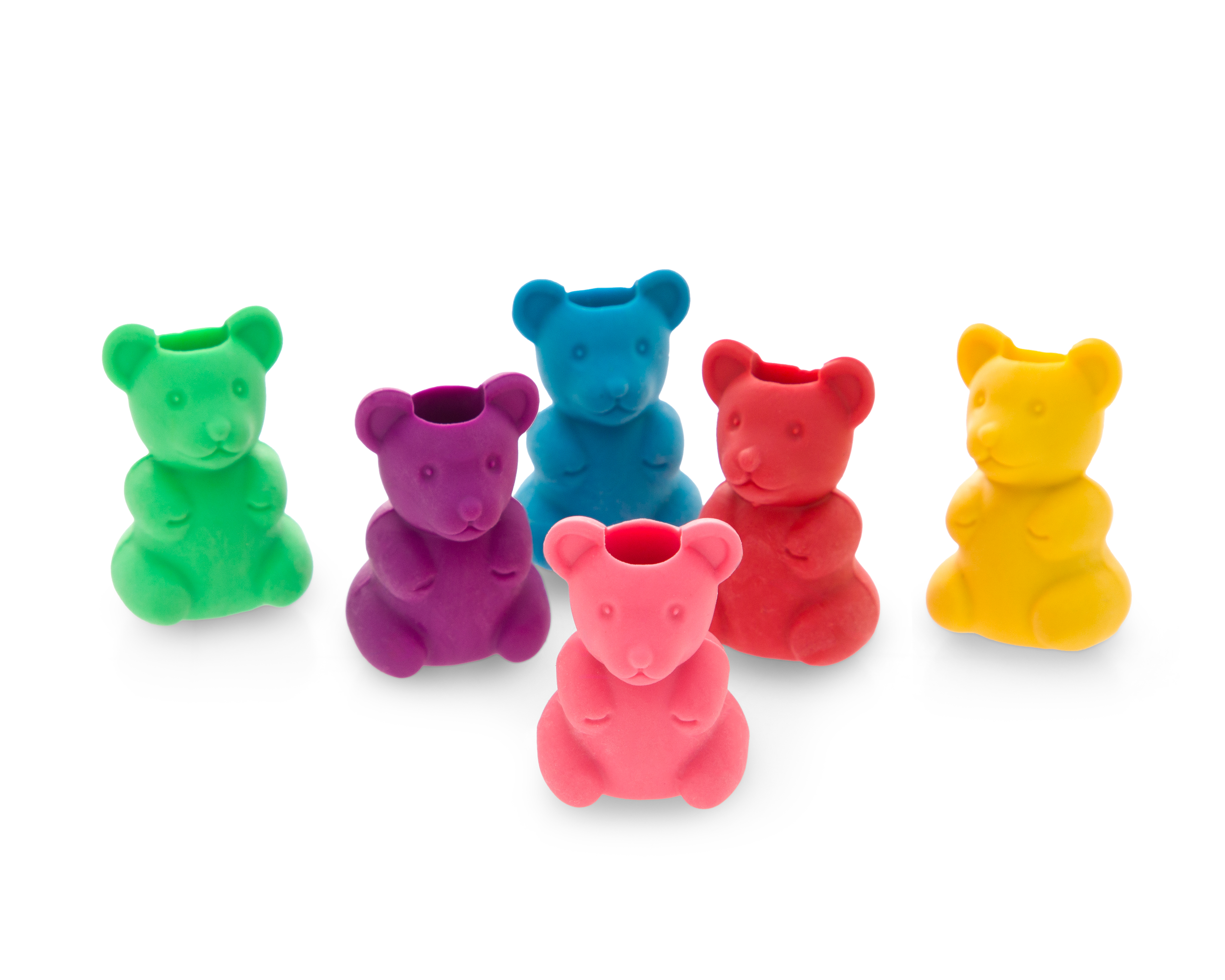 Borradores con Forma de Oso Minigami 6 Piezas